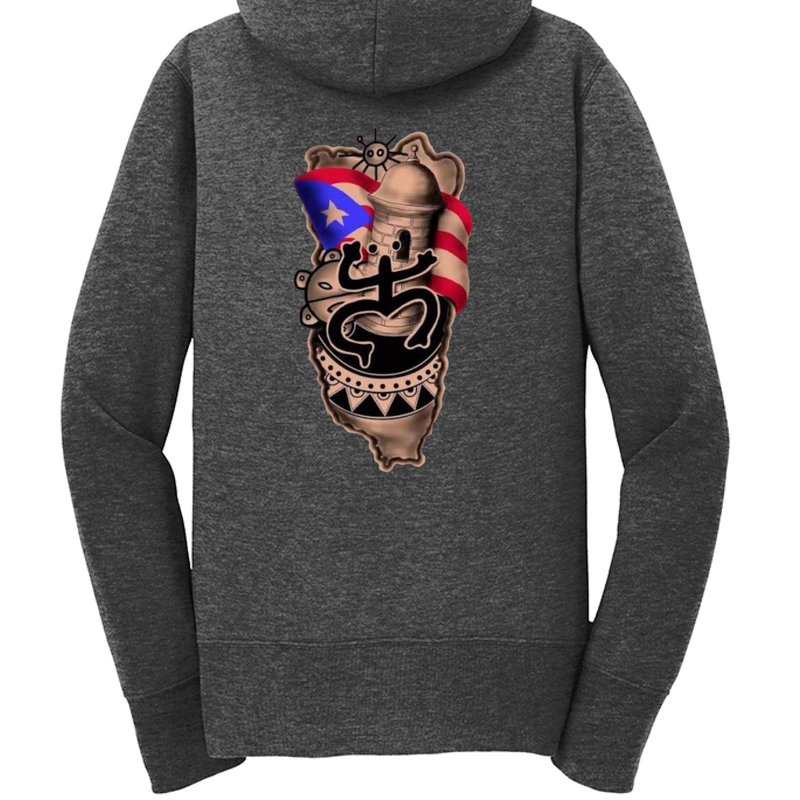 Dark Heather Grey - BACK