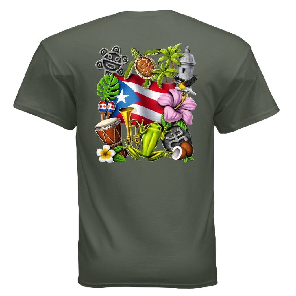 MILITARY GREEN - BACK
