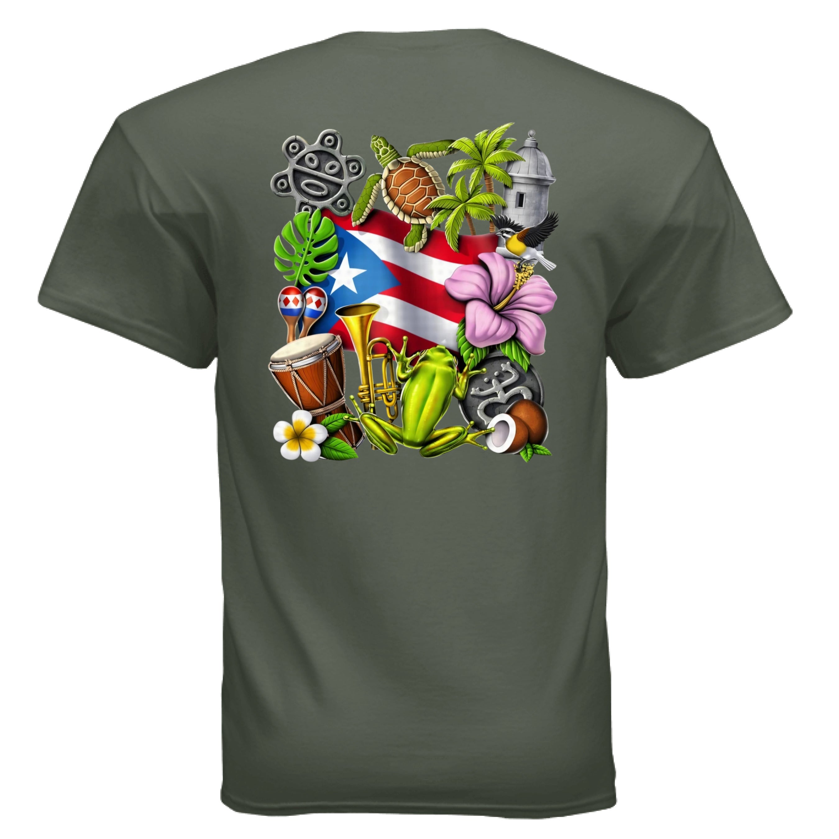 MILITARY GREEN - BACK