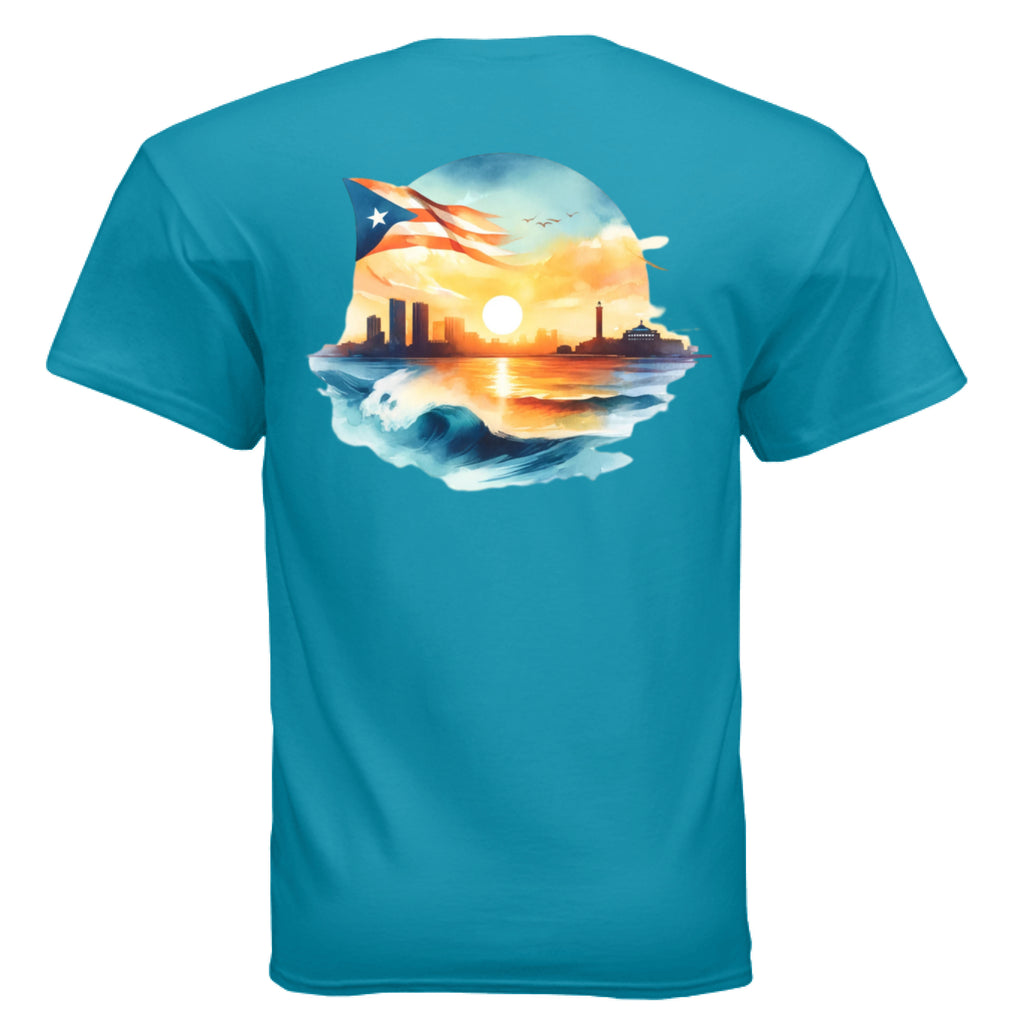 TROPICAL BLUE - BACK