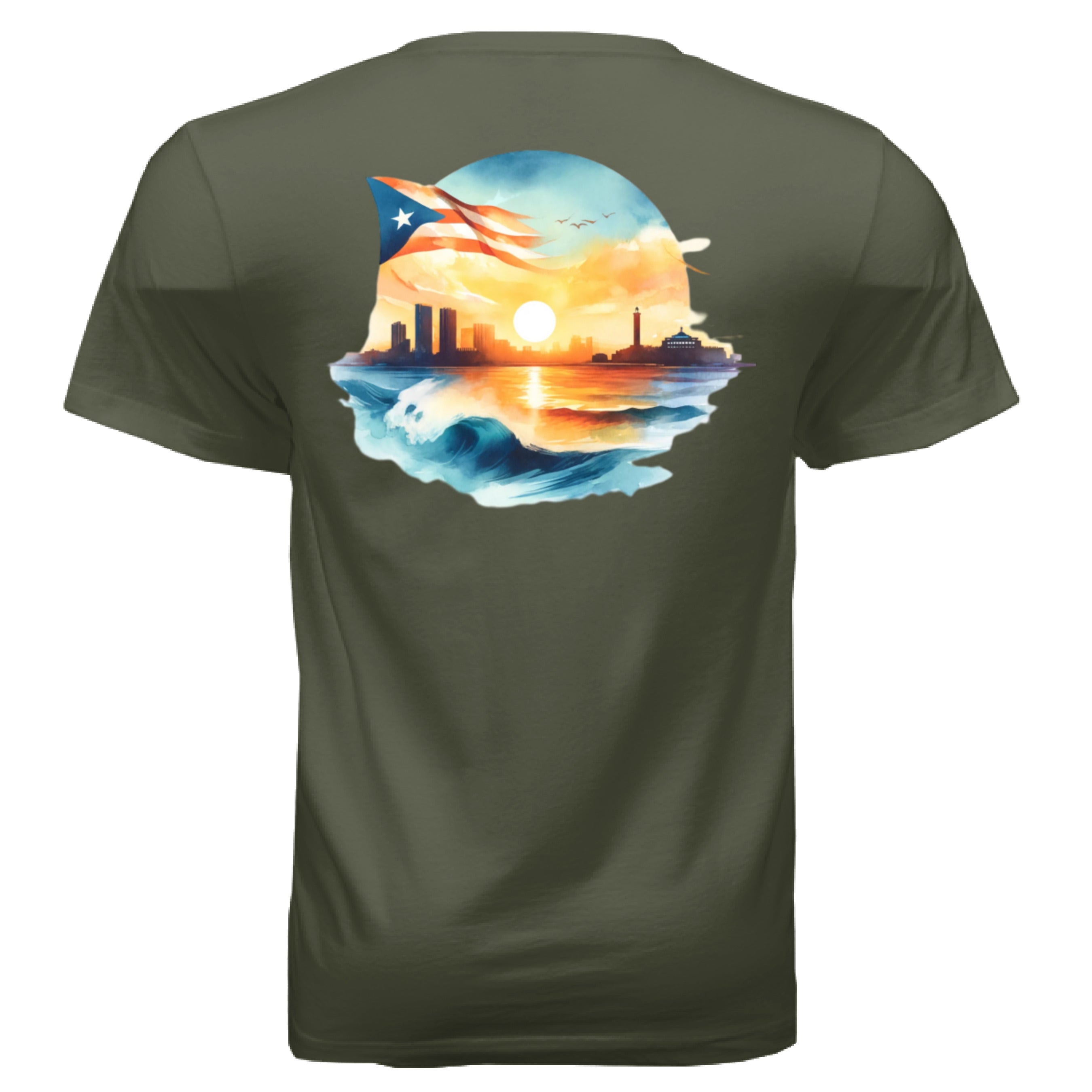 MILITARY GREEN - BACK