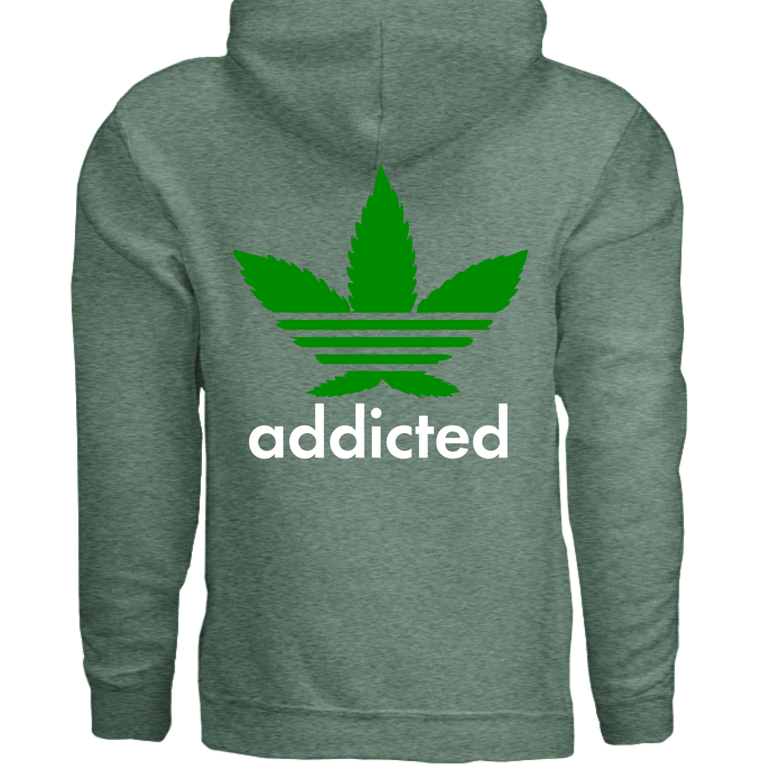 Heather Sport Dark Green - BACK
