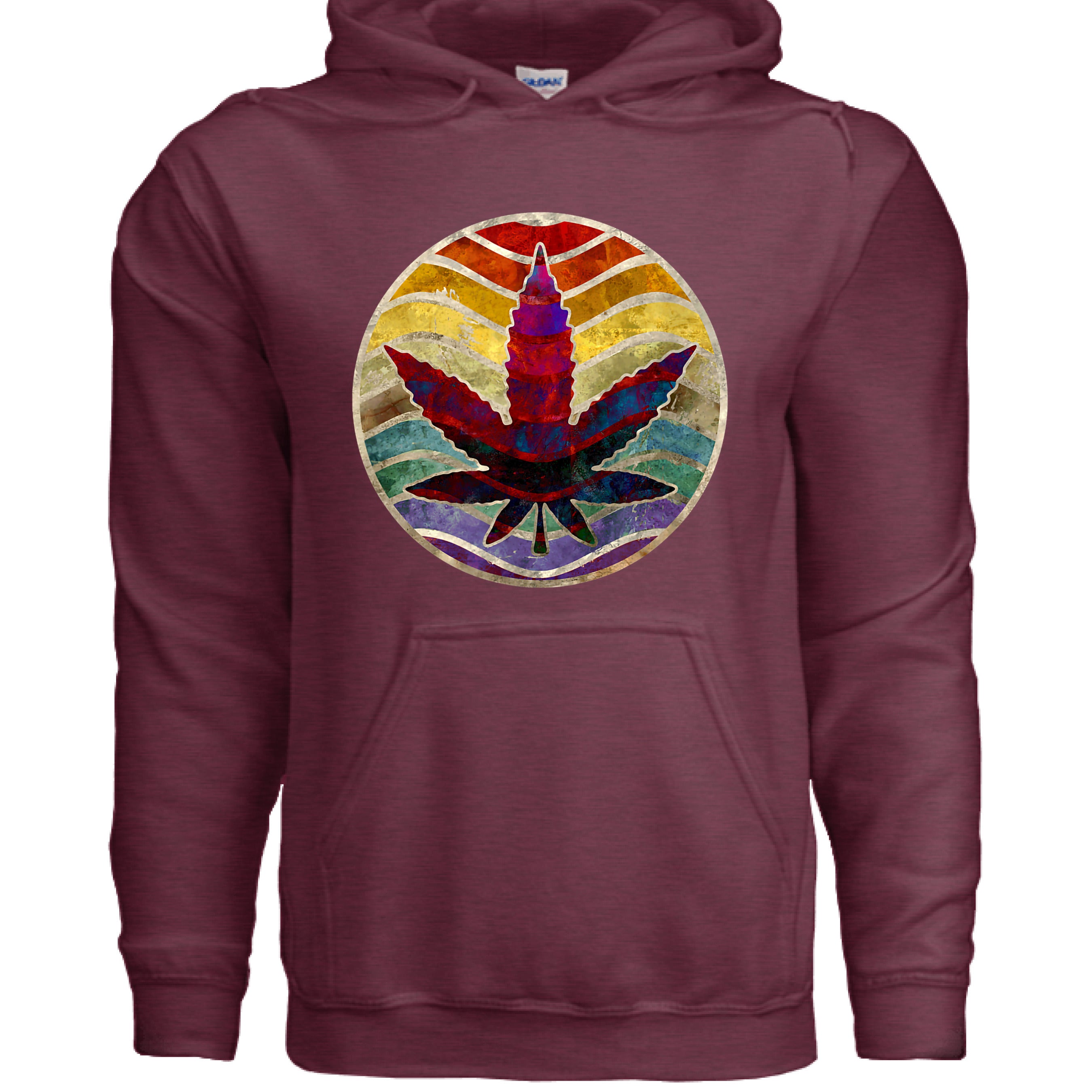 Heather Sport Dark Maroon - FRONT