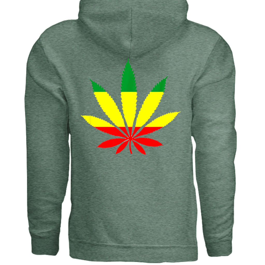 Heather Sport Dark Green - BACK