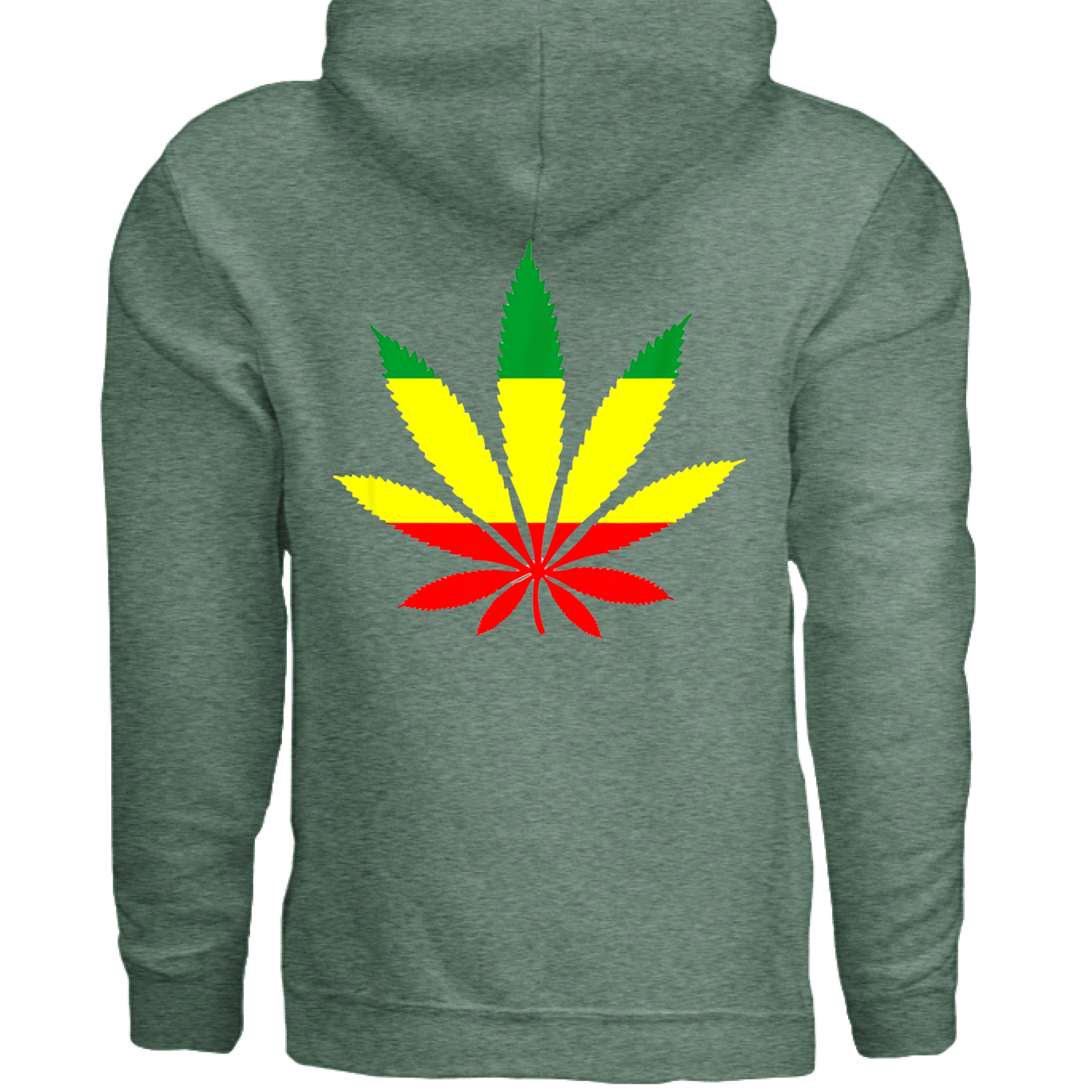 Heather Sport Dark Green - BACK