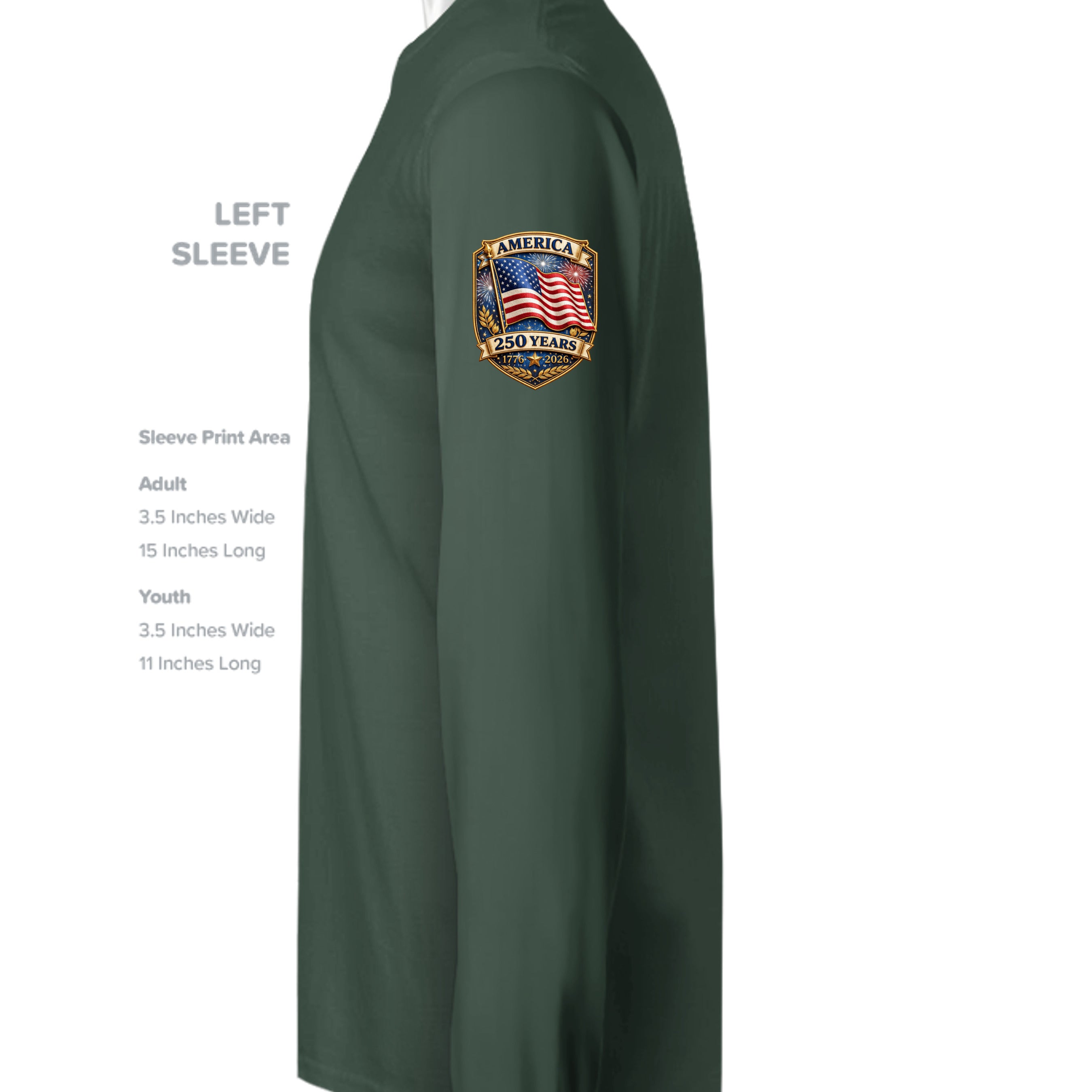 Forest Green - ST350LS - SLEEVE_LEFT