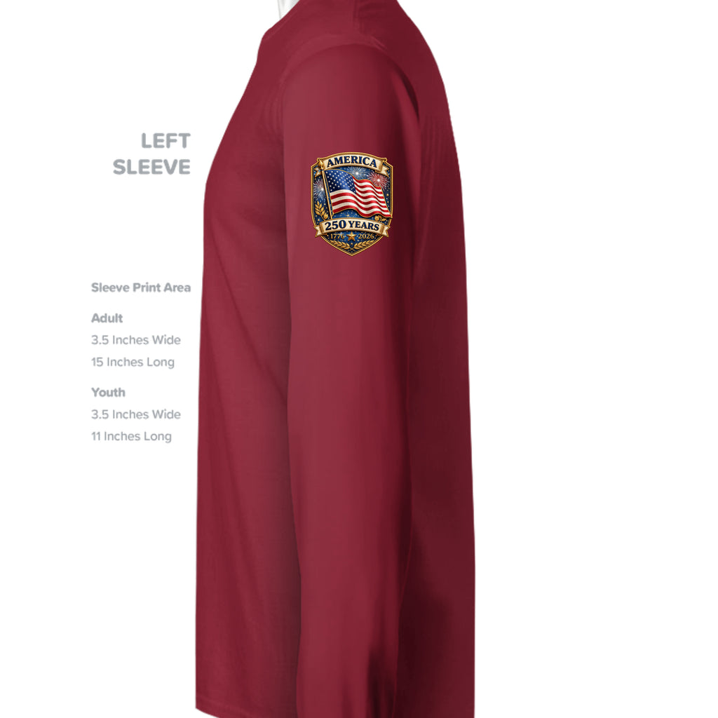 Deep Red - ST350LS - SLEEVE_LEFT