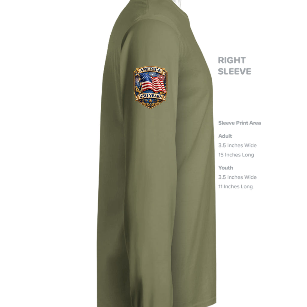 Olive Drab Green - ST350LS - SLEEVE_RIGHT