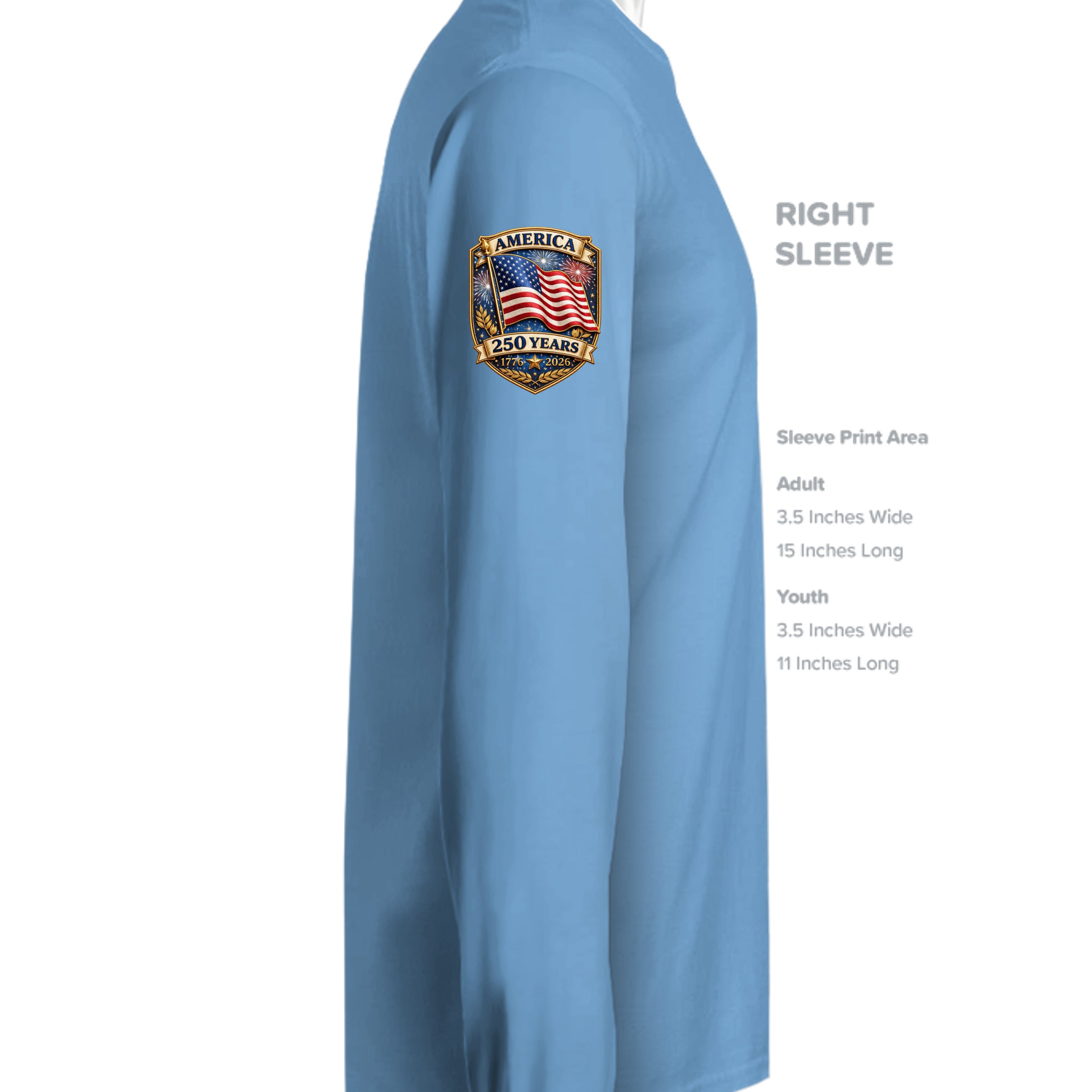 Carolina Blue - ST350LS - SLEEVE_RIGHT