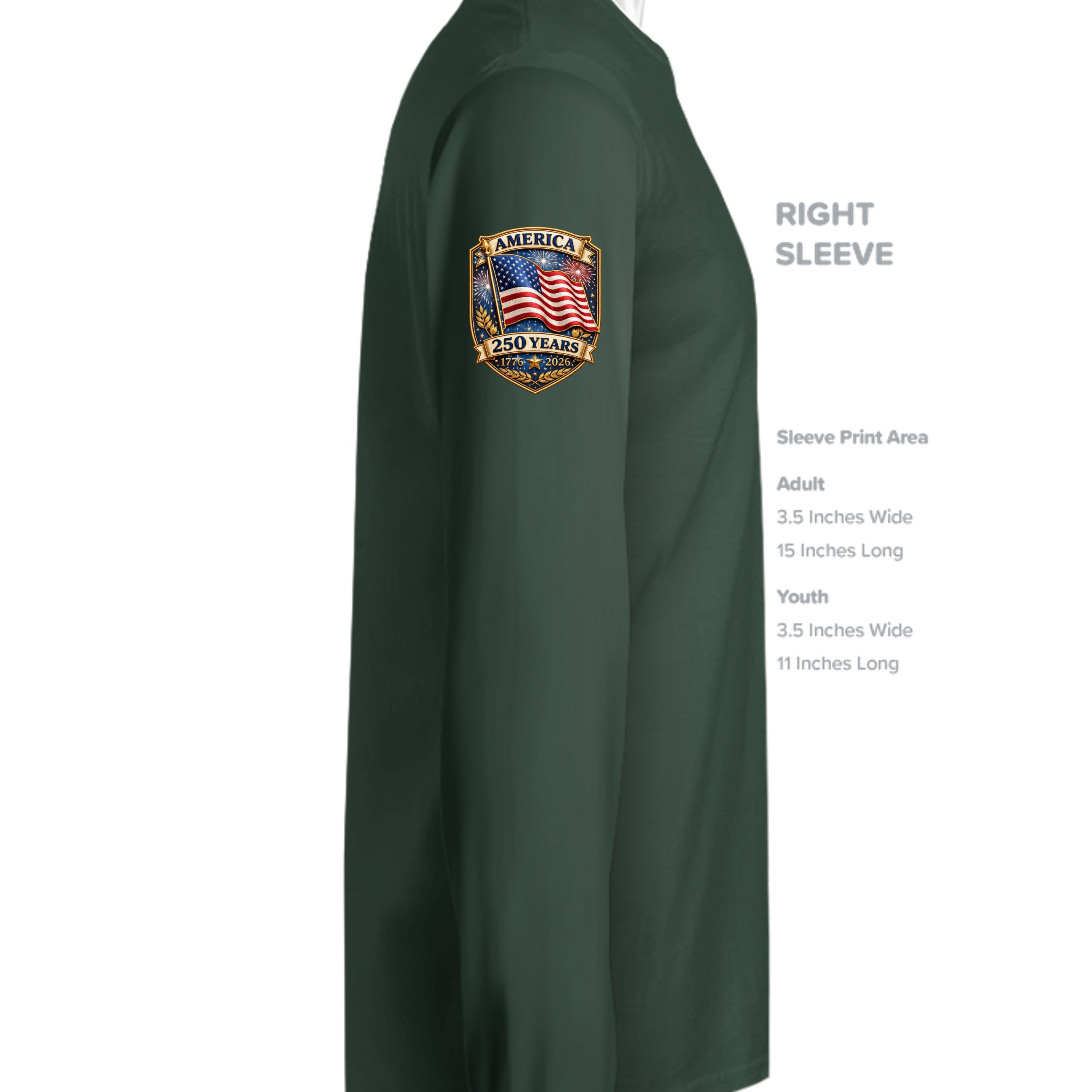 Forest Green - ST350LS - SLEEVE_RIGHT
