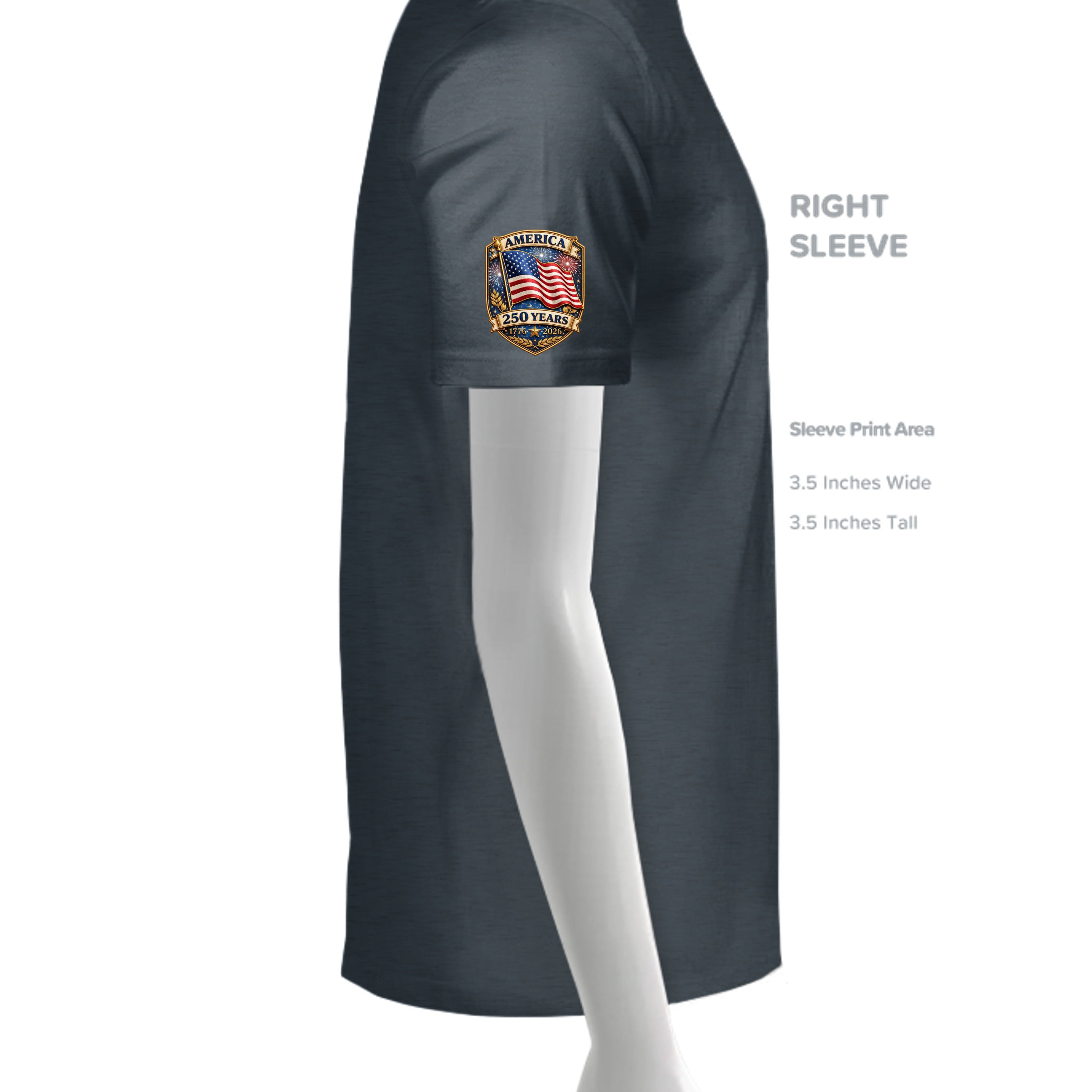 Heather Navy - G500 - SLEEVE_RIGHT