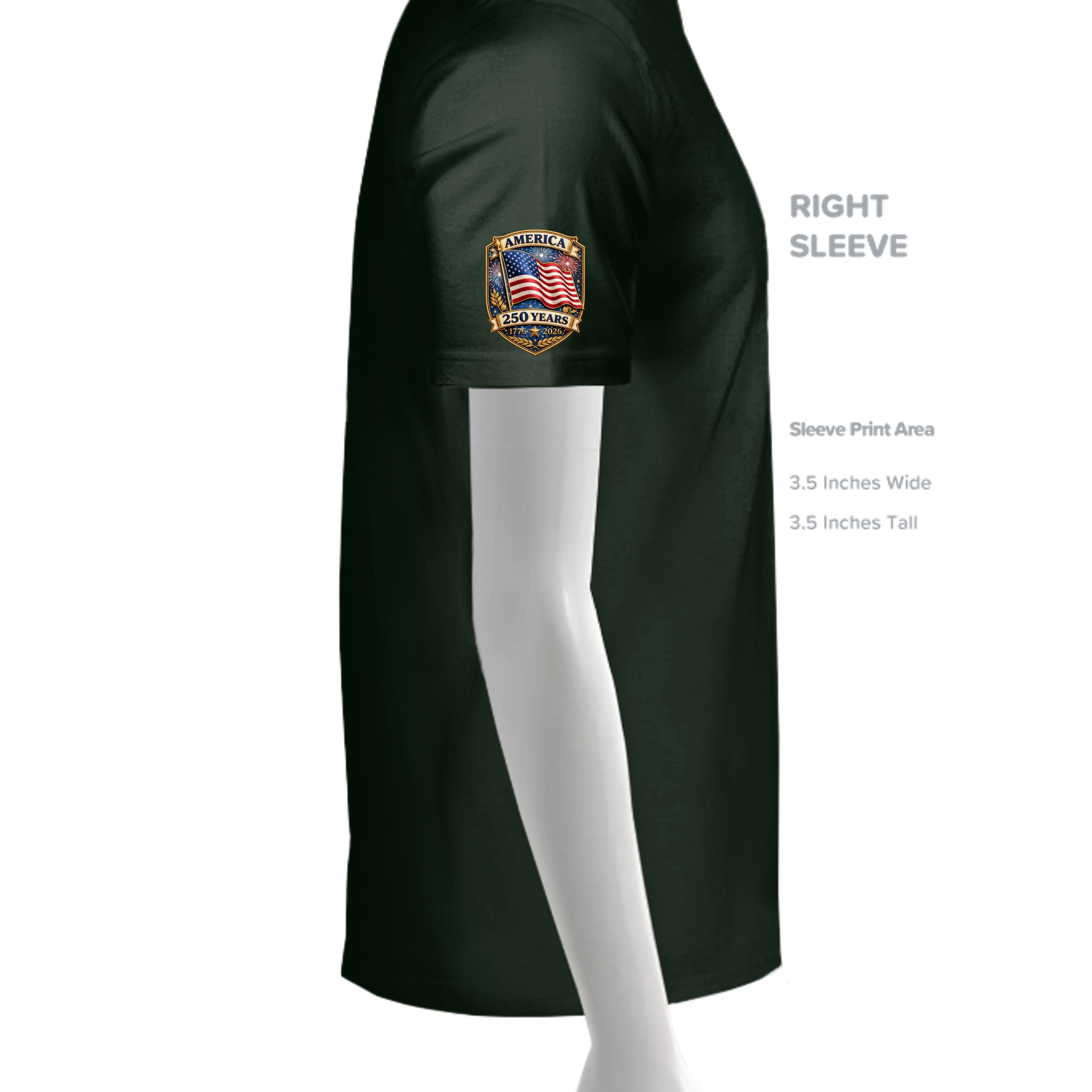 FOREST GREEN - G500 - SLEEVE_RIGHT