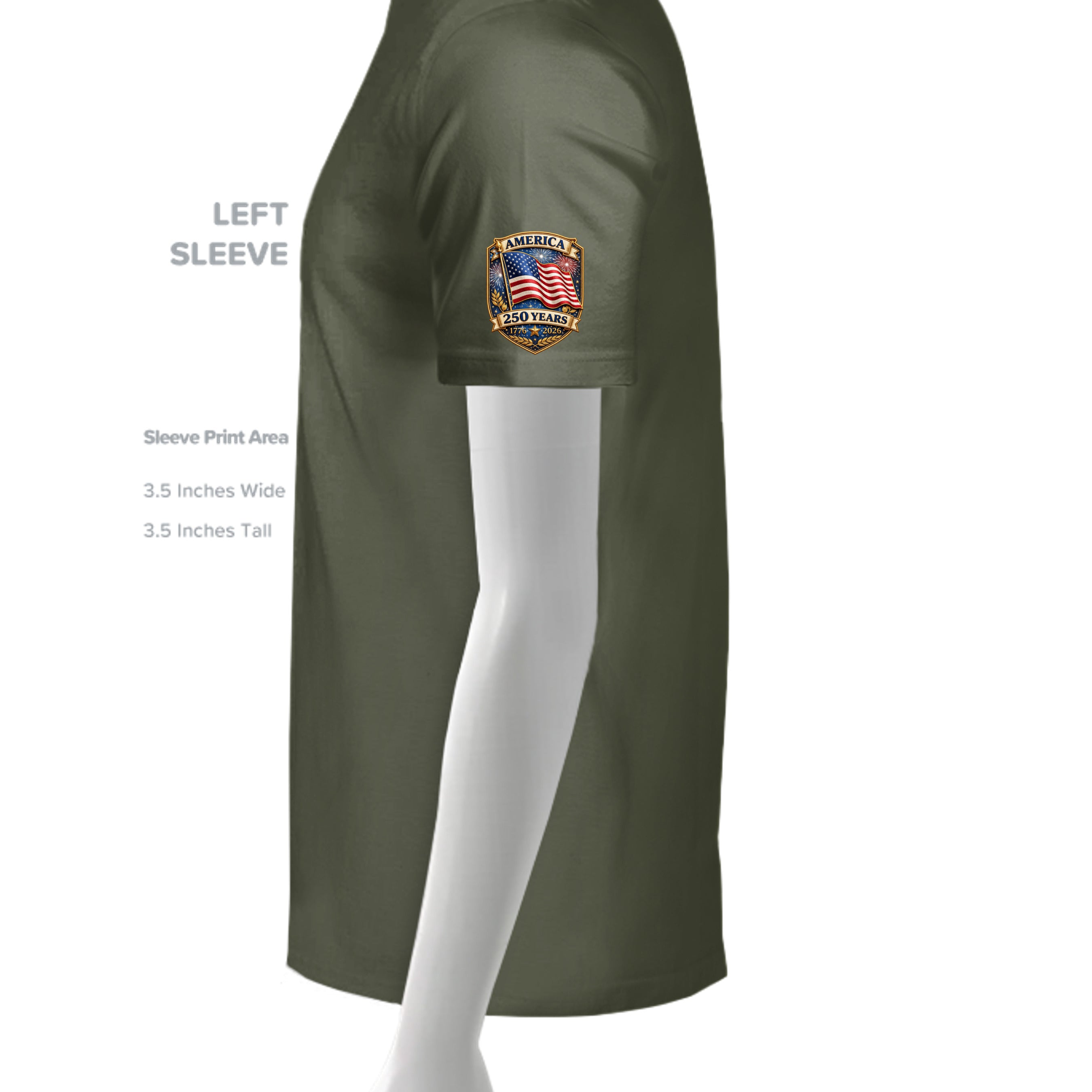 MILITARY GREEN - 3005 - SLEEVE_LEFT