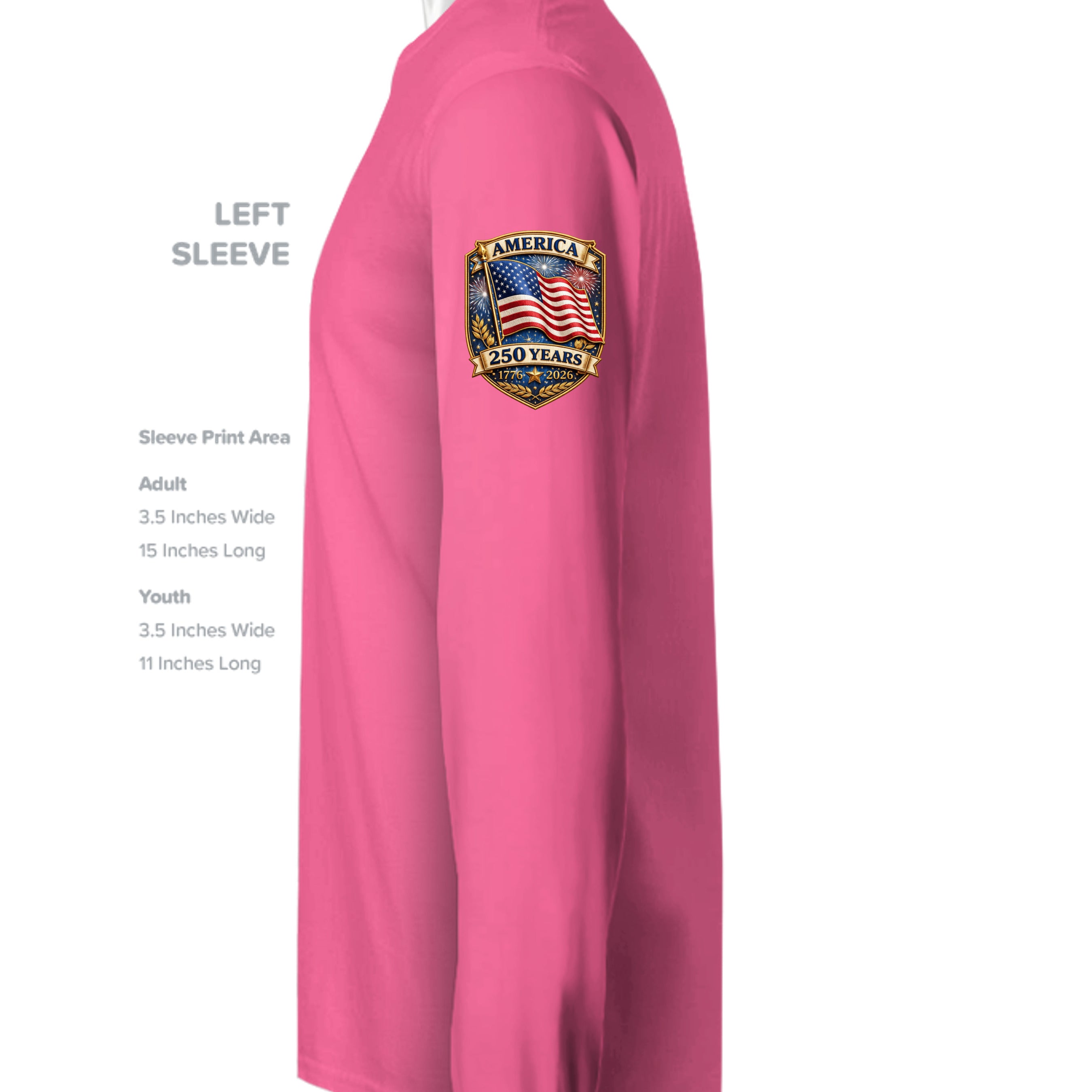 Neon Pink - ST350LS - SLEEVE_LEFT