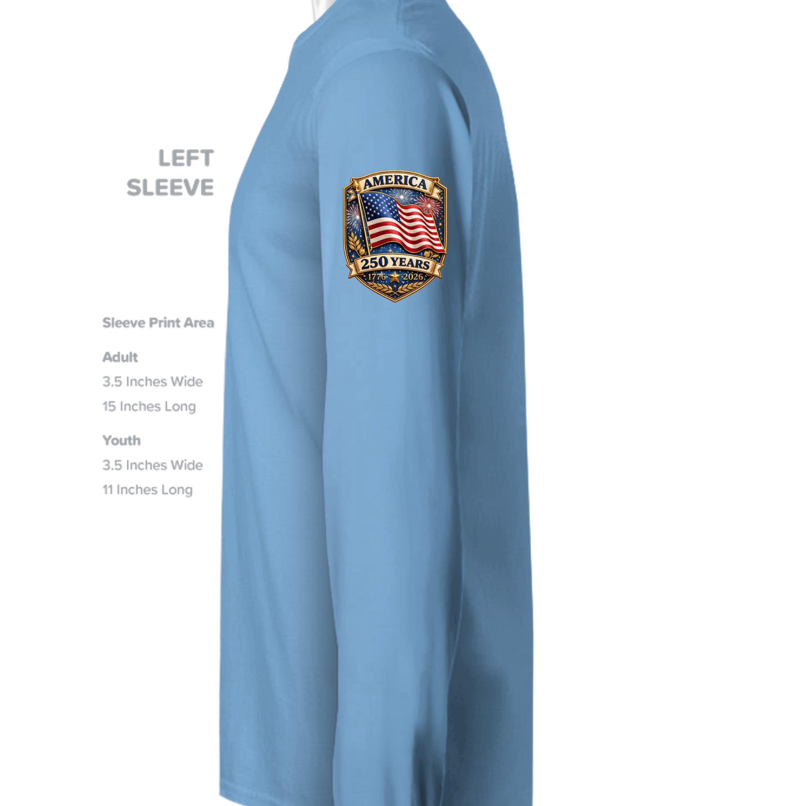 Carolina Blue - ST350LS - SLEEVE_LEFT