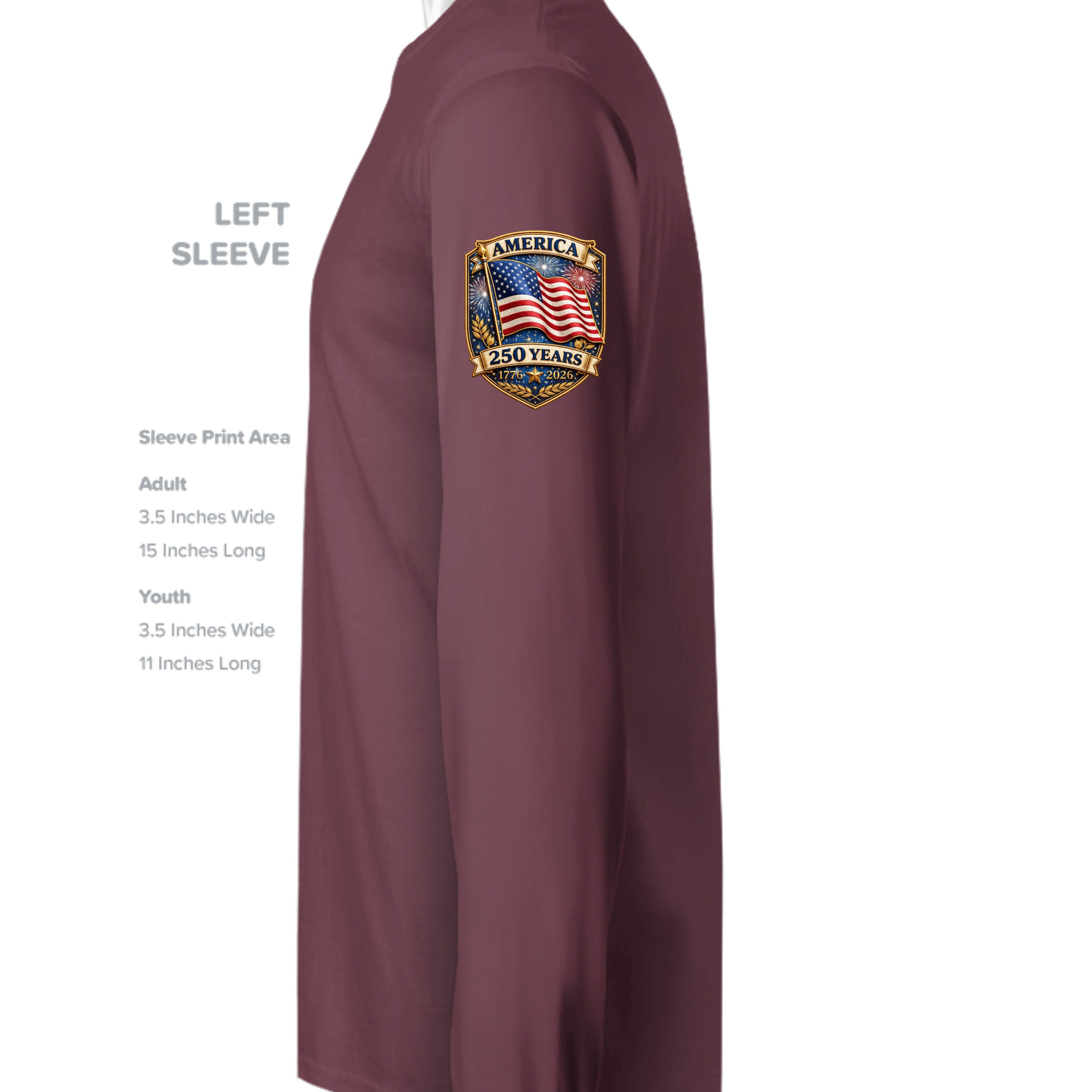 Maroon - ST350LS - SLEEVE_LEFT