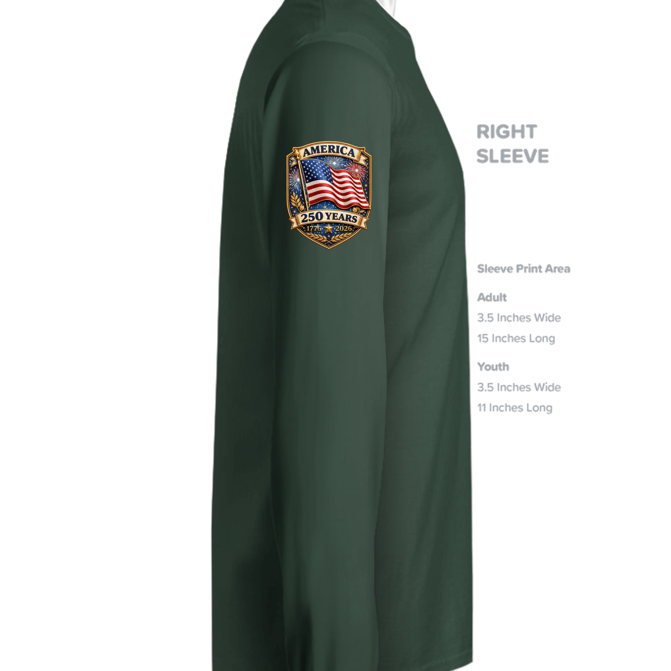 Forest Green - ST350LS - SLEEVE_RIGHT
