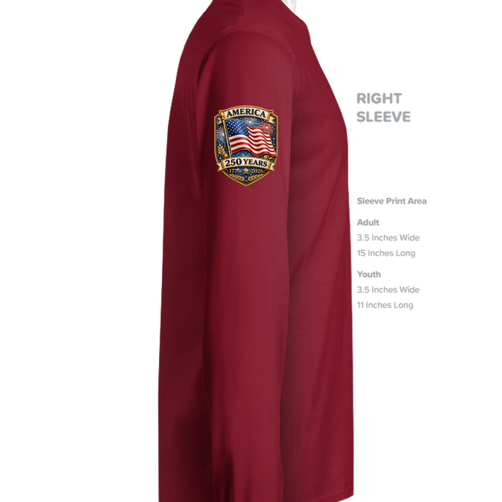 Deep Red - ST350LS - SLEEVE_RIGHT