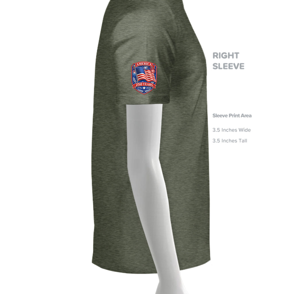 HEATHER MILITARY GREEN - G500 - SLEEVE_RIGHT