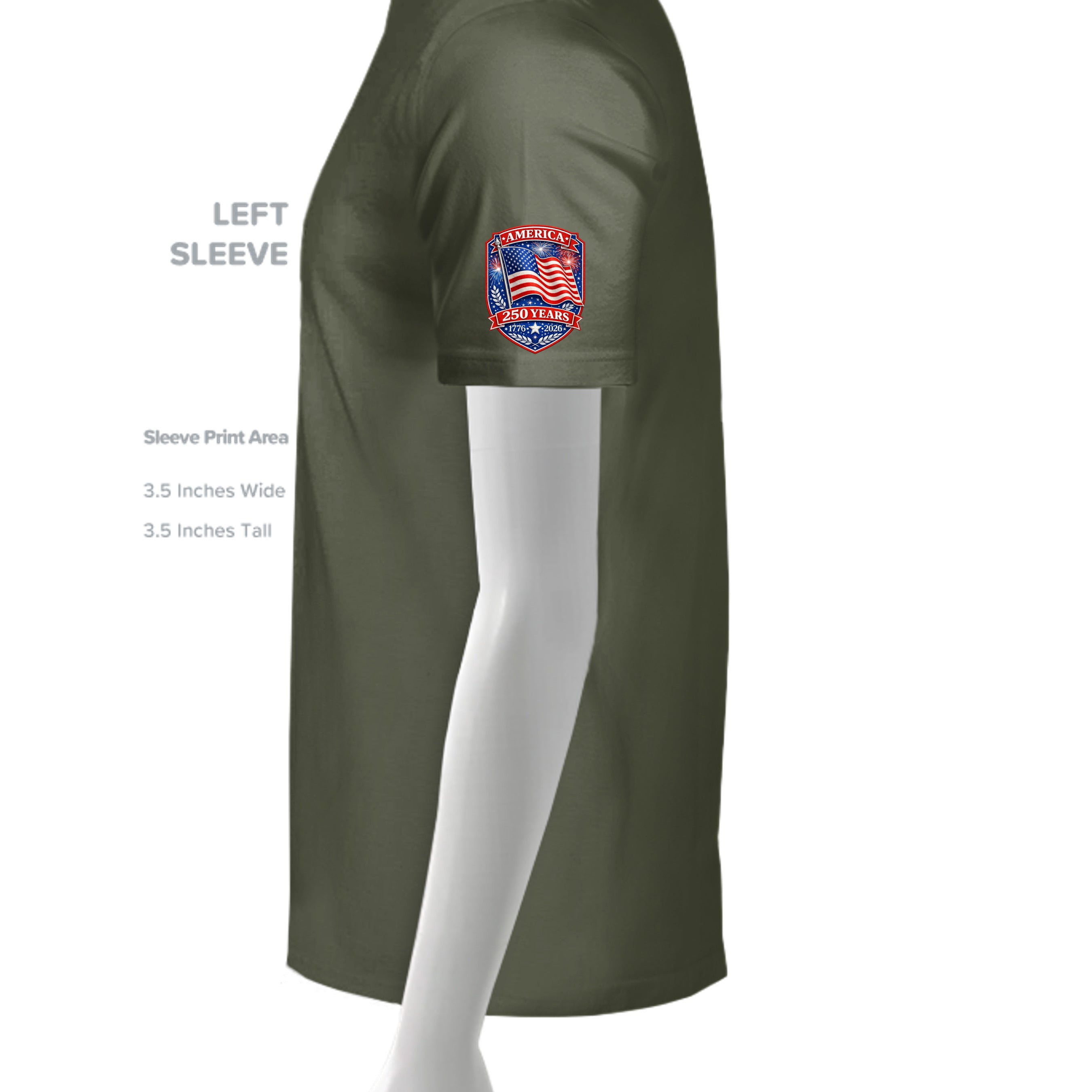 MILITARY GREEN - 3005 - SLEEVE_LEFT