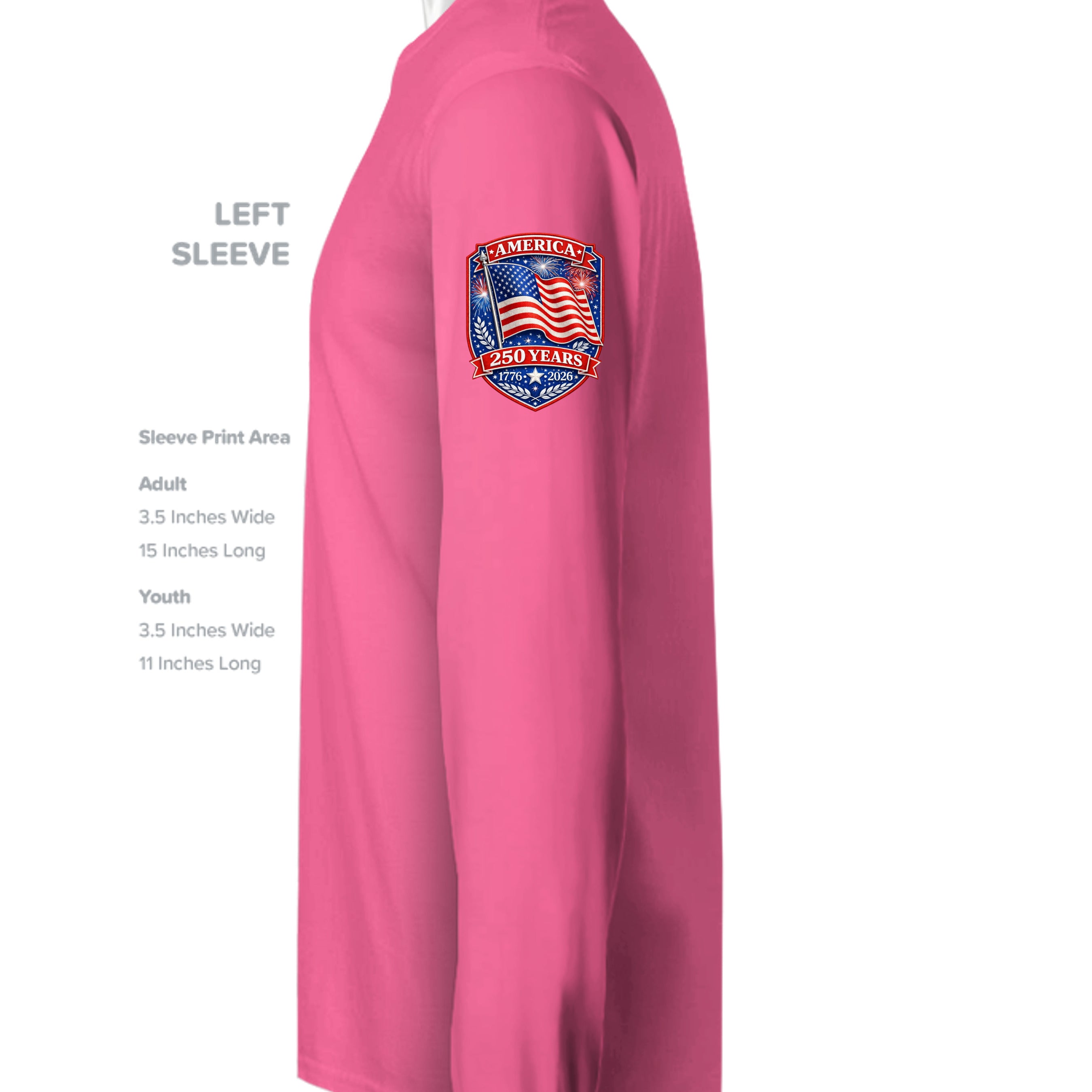 Neon Pink - ST350LS - SLEEVE_LEFT