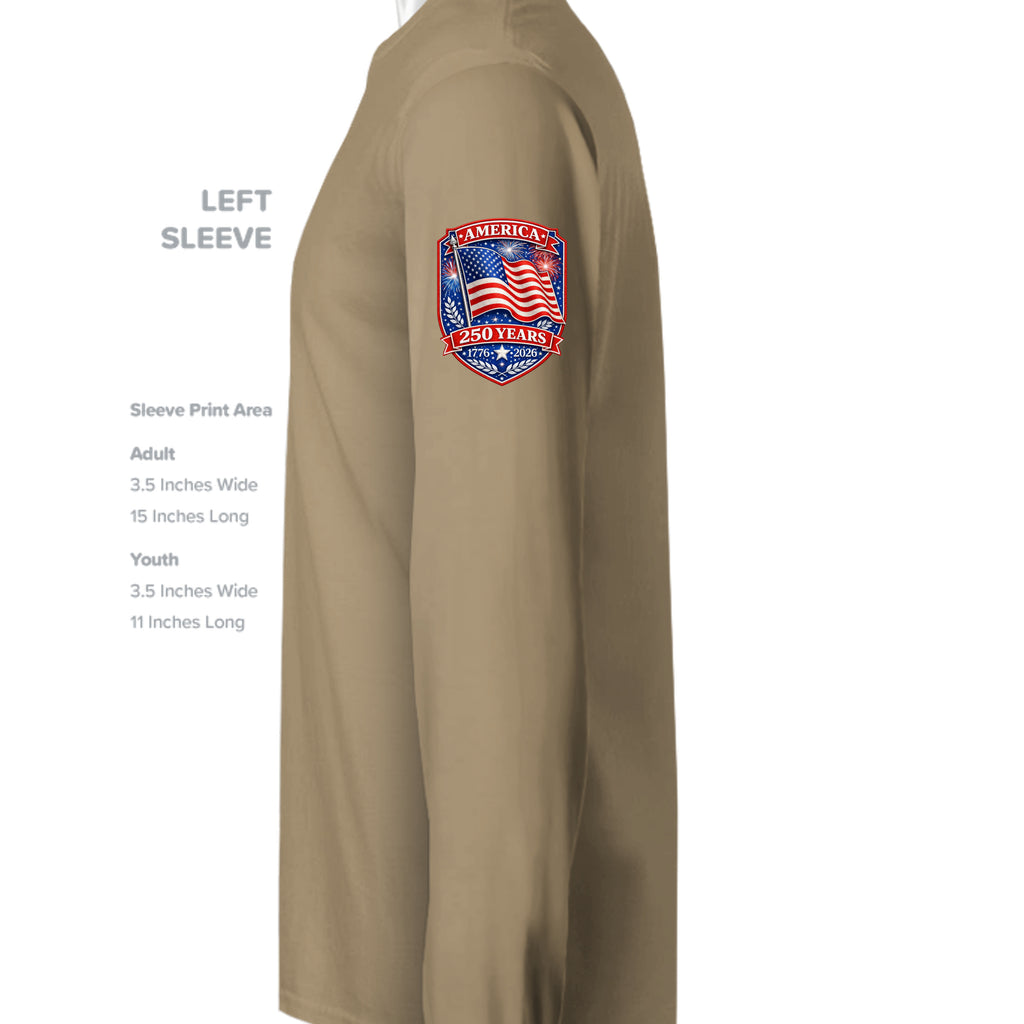 Coyote Brown - ST350LS - SLEEVE_LEFT
