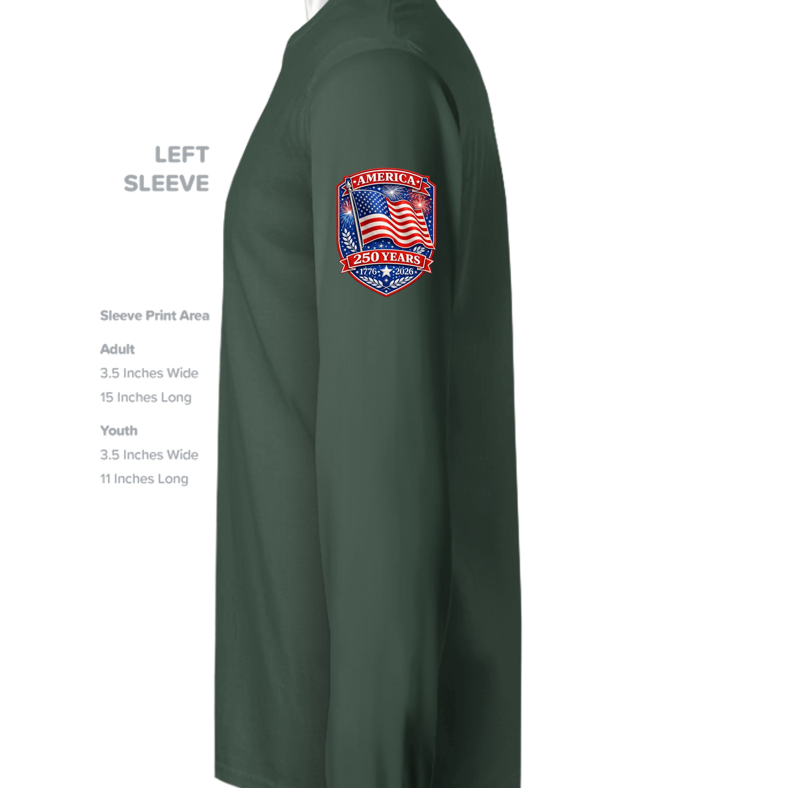 Forest Green - ST350LS - SLEEVE_LEFT