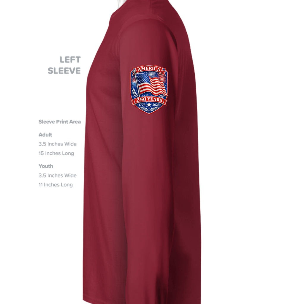 Deep Red - ST350LS - SLEEVE_LEFT