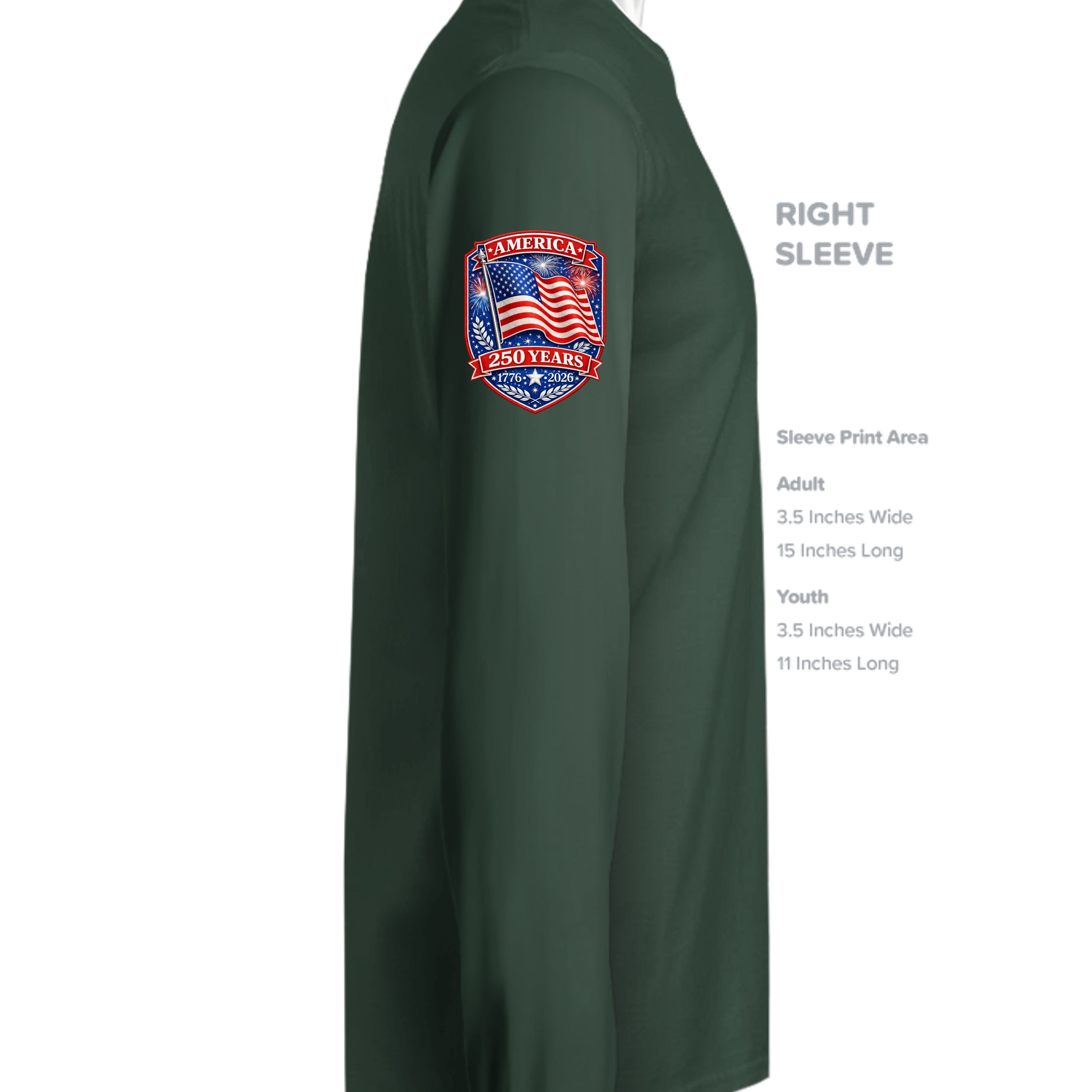 Forest Green - ST350LS - SLEEVE_RIGHT