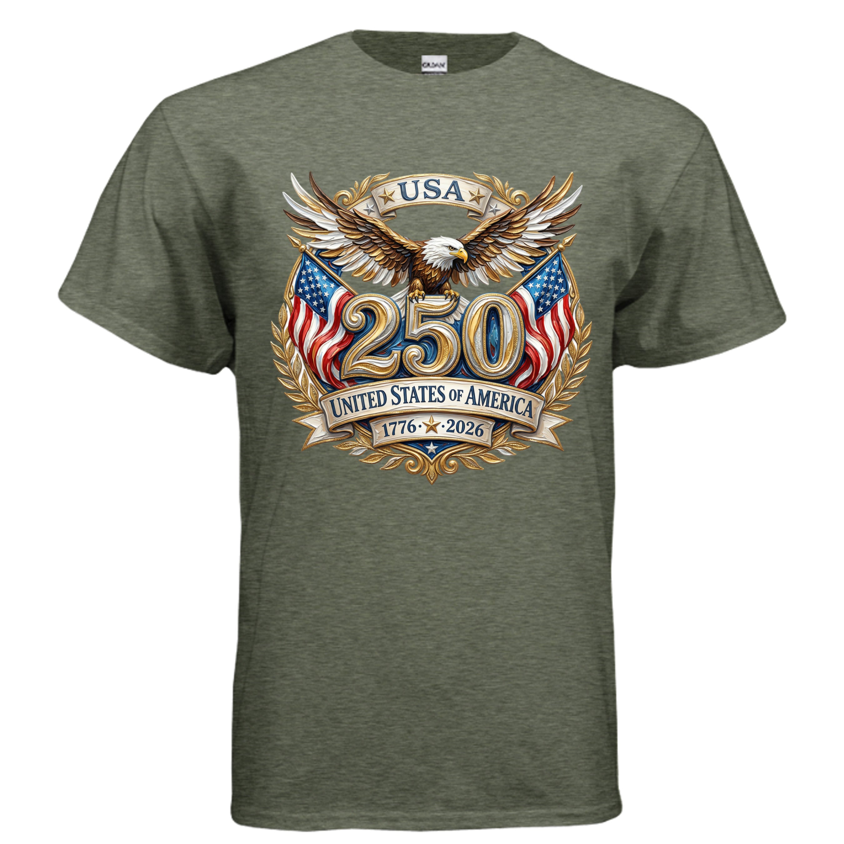 HEATHER MILITARY GREEN - G500 - FRONT