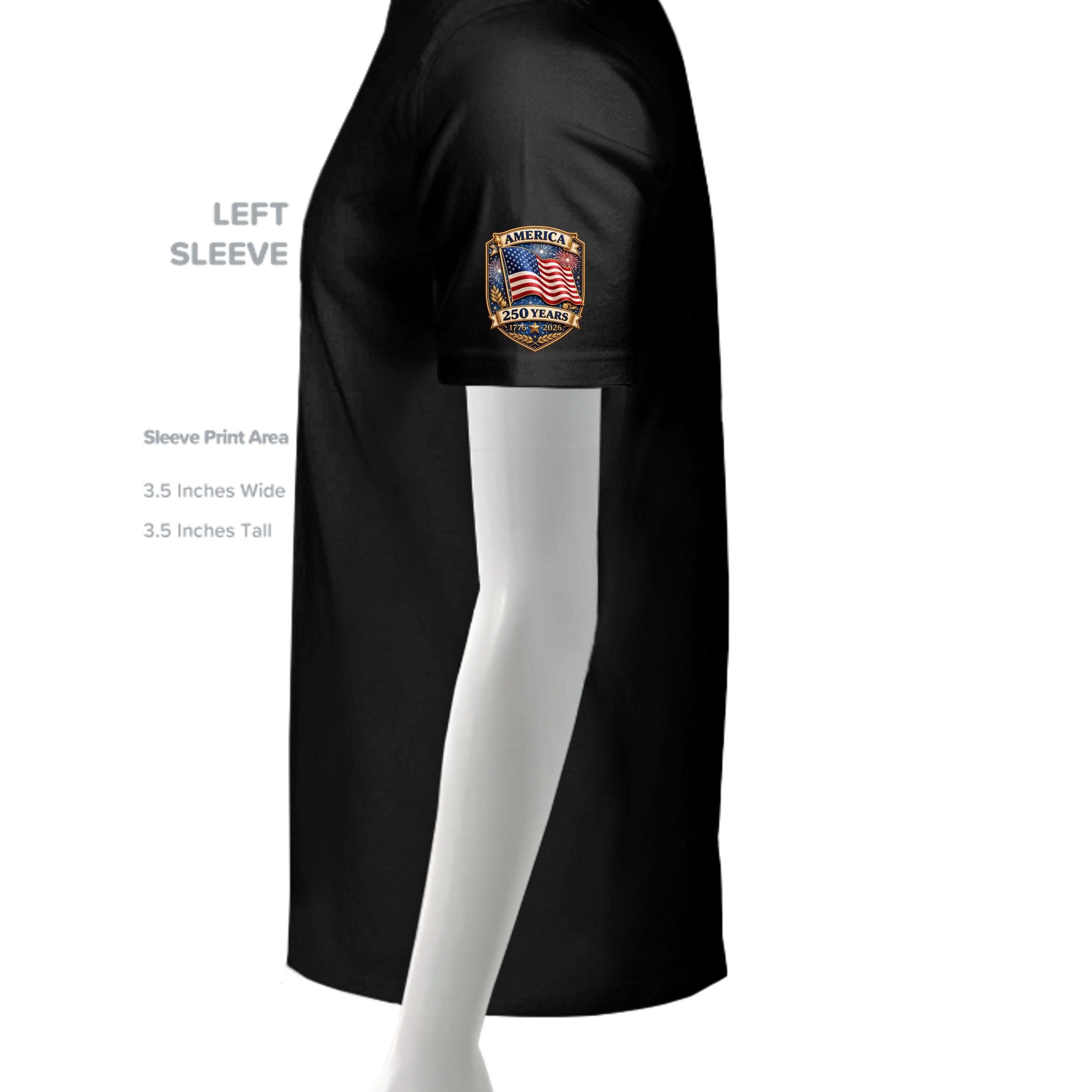 VINTAGE BLACK - 3005 - SLEEVE_LEFT