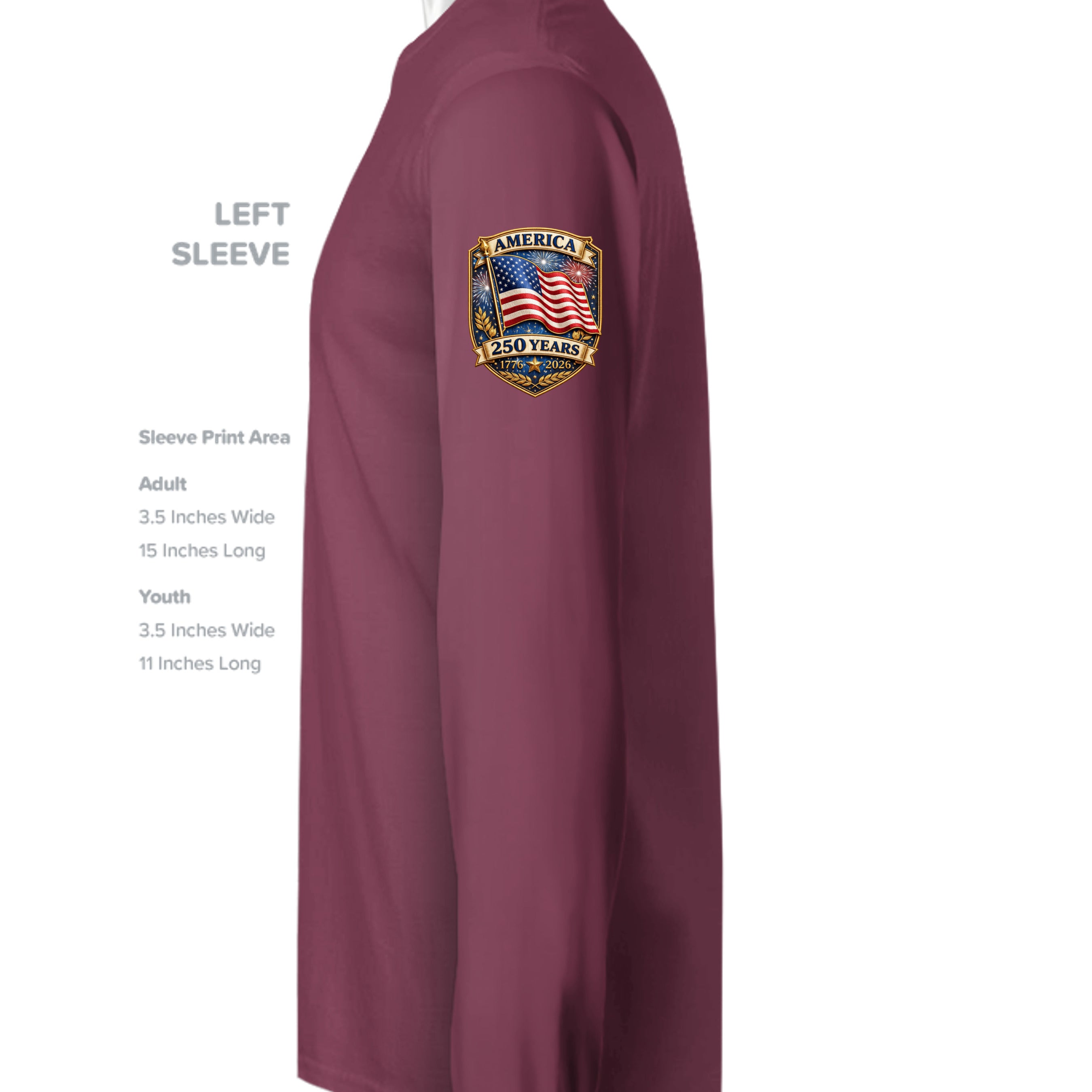 SPORT MAROON - TT11L - SLEEVE_LEFT