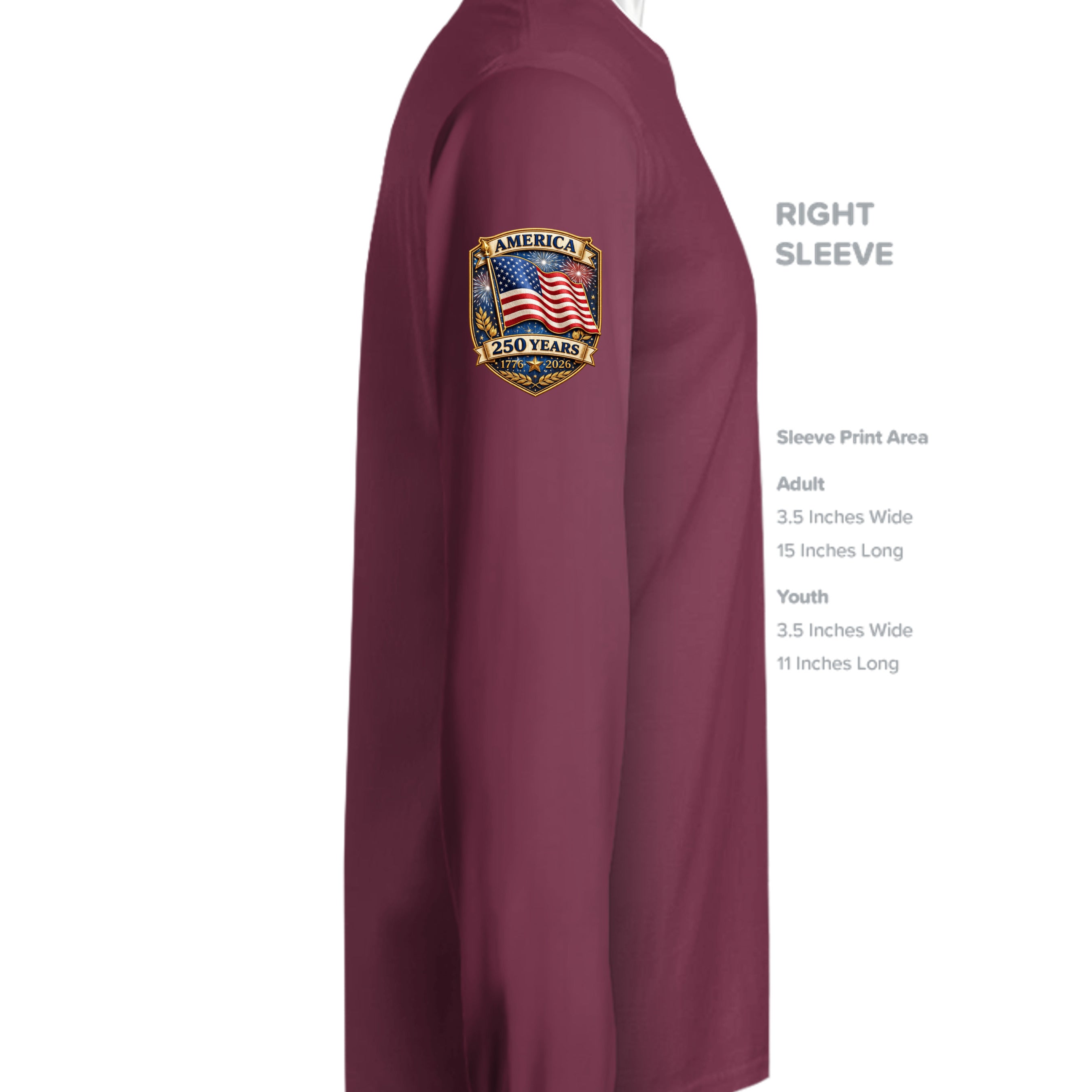 SPORT MAROON - TT11L - SLEEVE_RIGHT