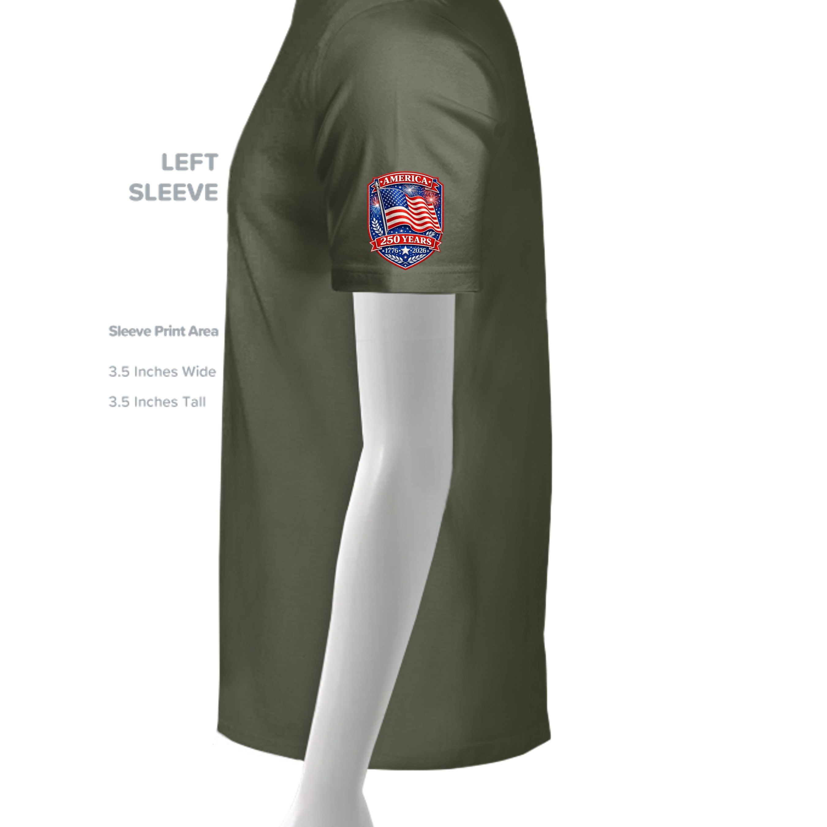 MILITARY GREEN - 3005 - SLEEVE_LEFT