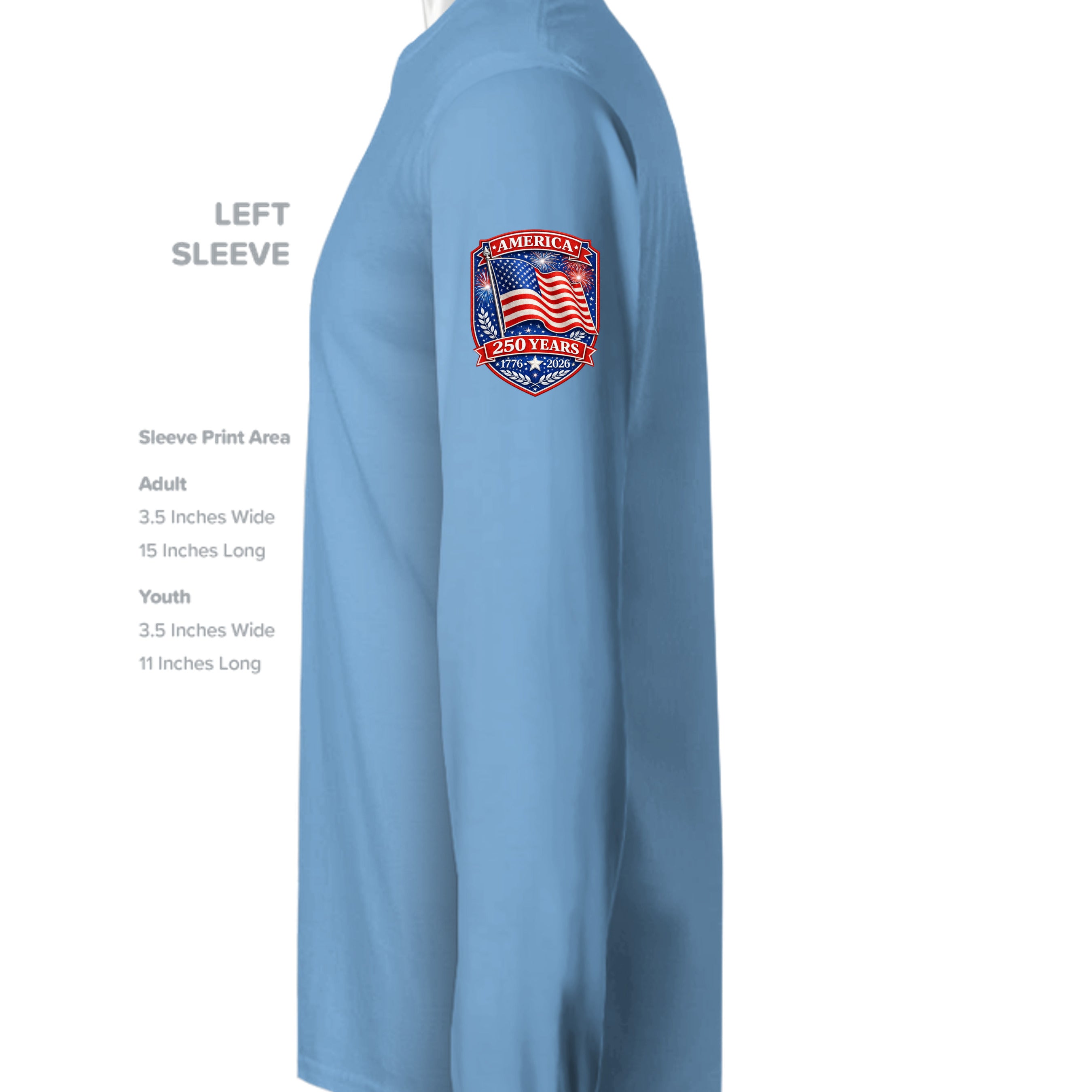 Carolina Blue - ST350LS - SLEEVE_LEFT