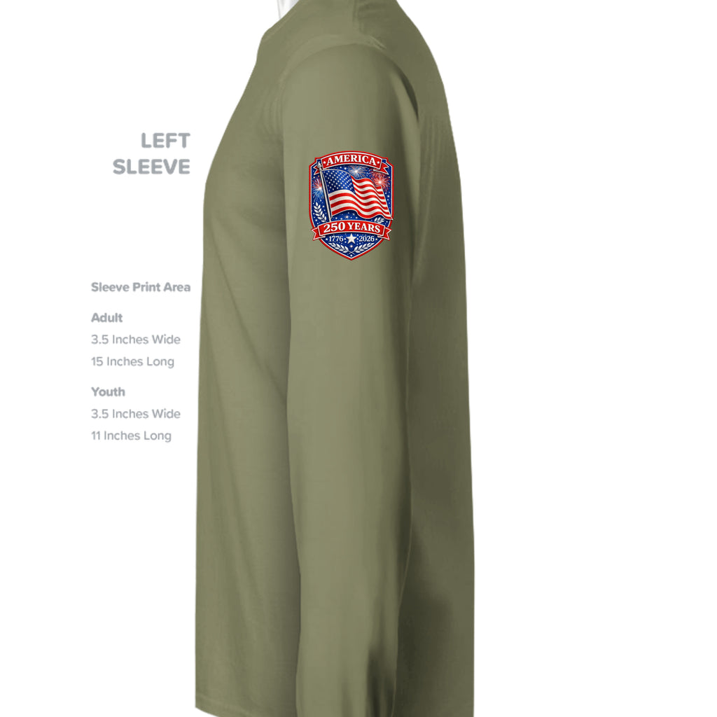 Olive Drab Green - ST350LS - SLEEVE_LEFT