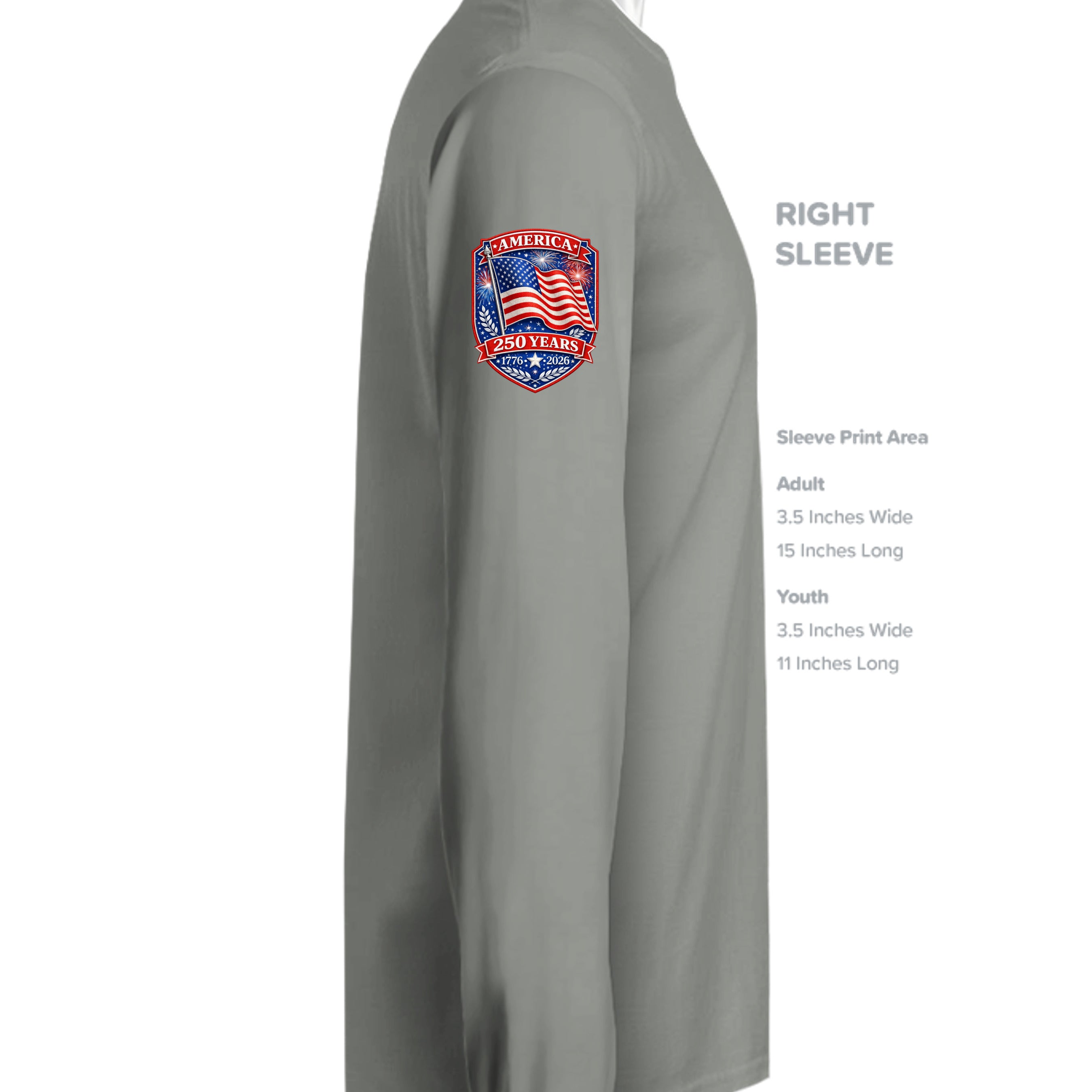 Grey Concrete Heather - ST350LS - SLEEVE_RIGHT