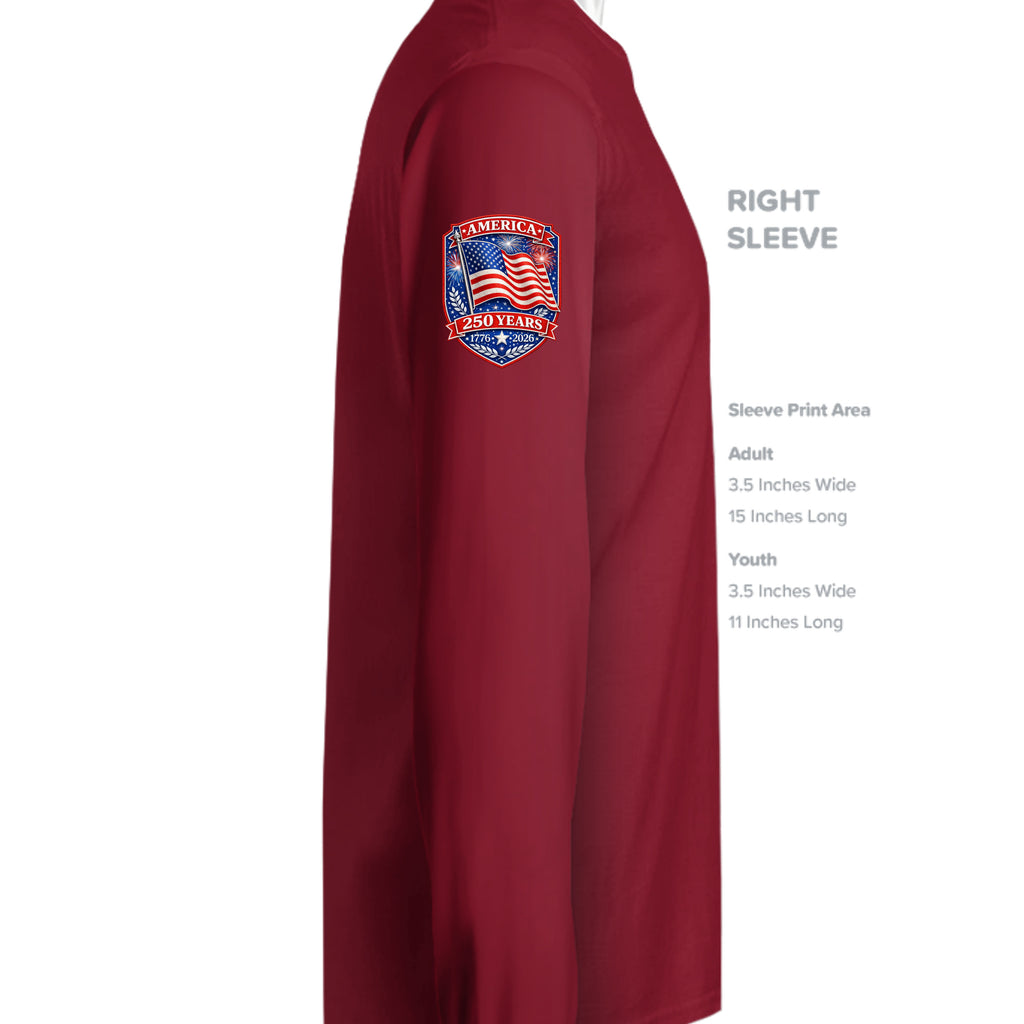 Deep Red - ST350LS - SLEEVE_RIGHT