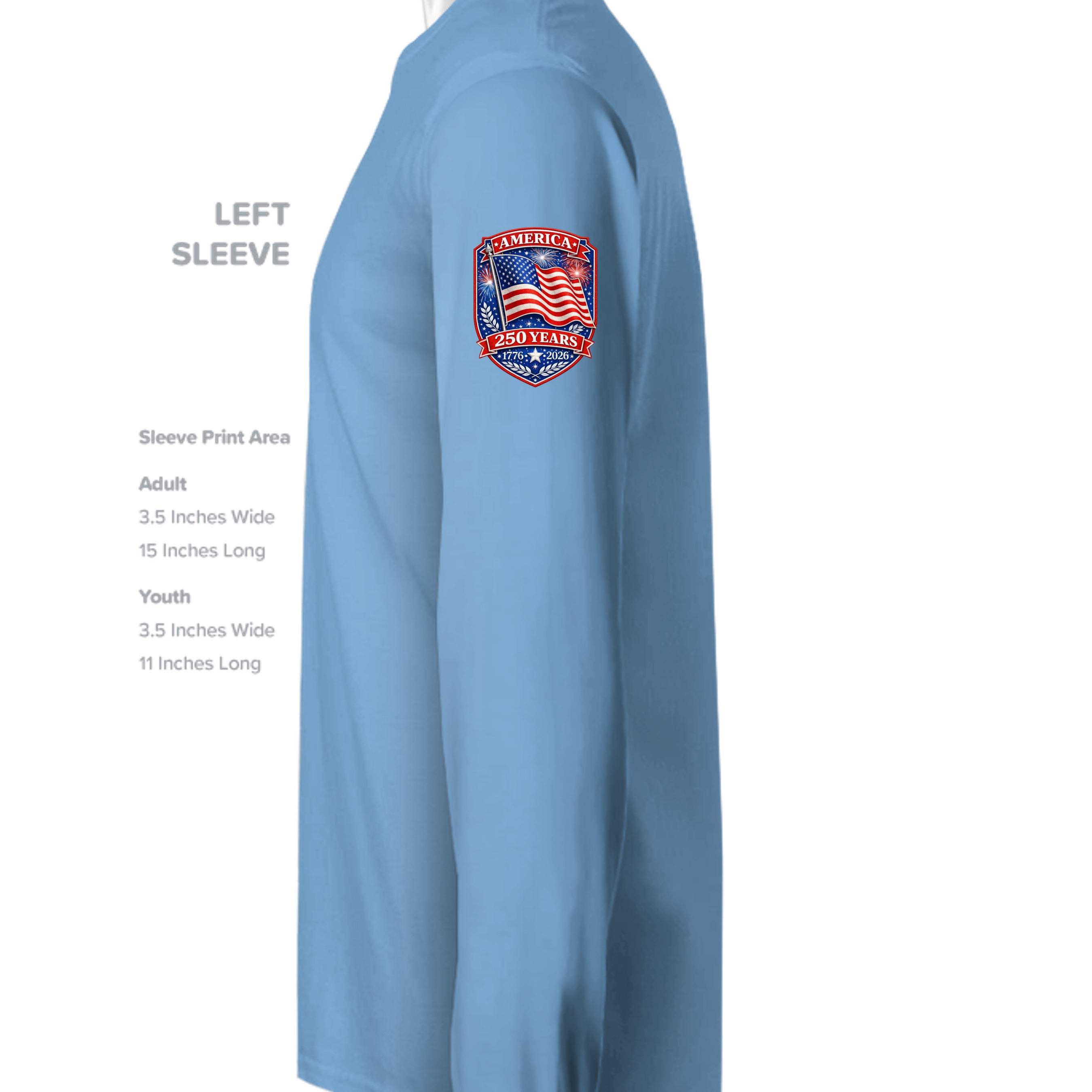 Carolina Blue - ST350LS - SLEEVE_LEFT