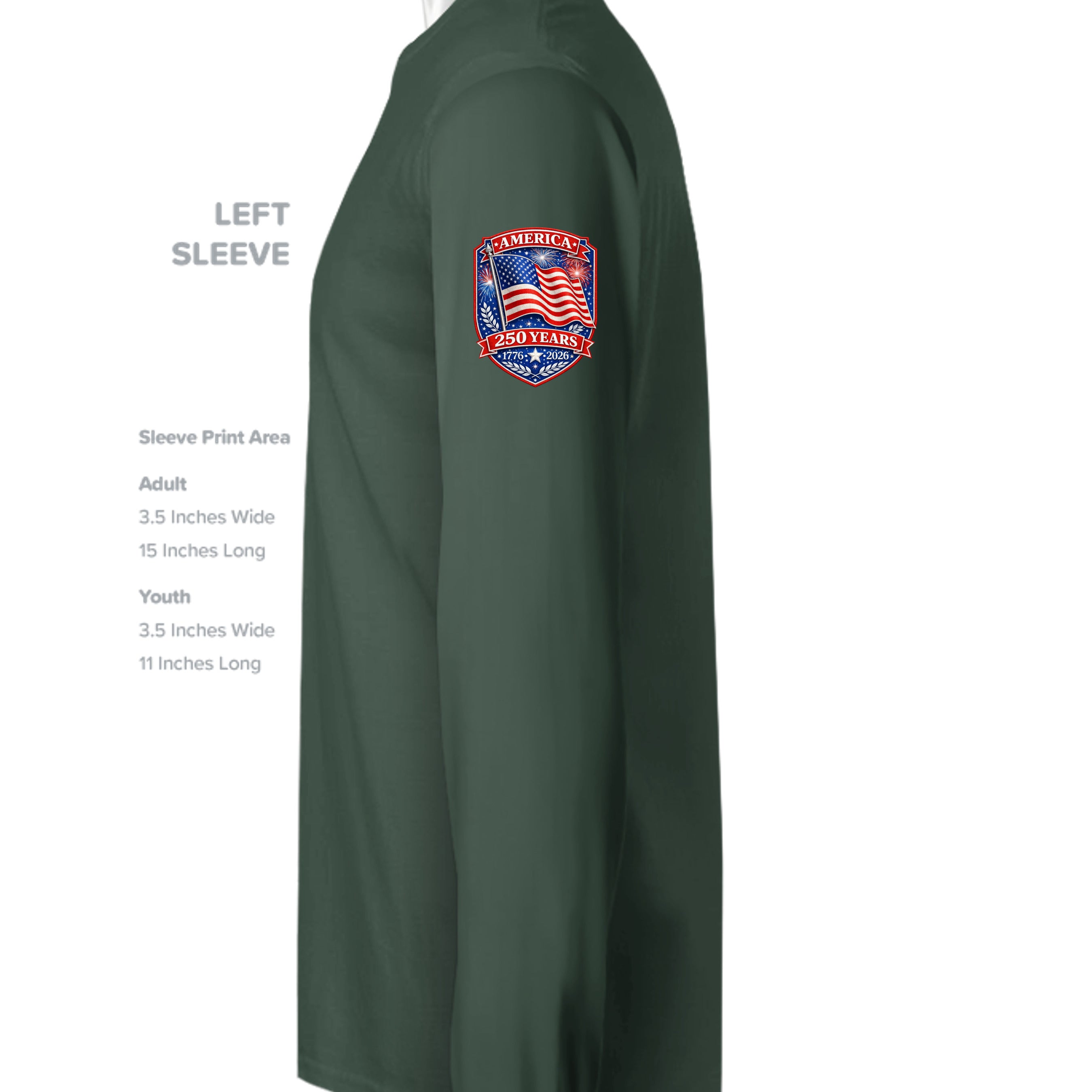 Forest Green - ST350LS - SLEEVE_LEFT