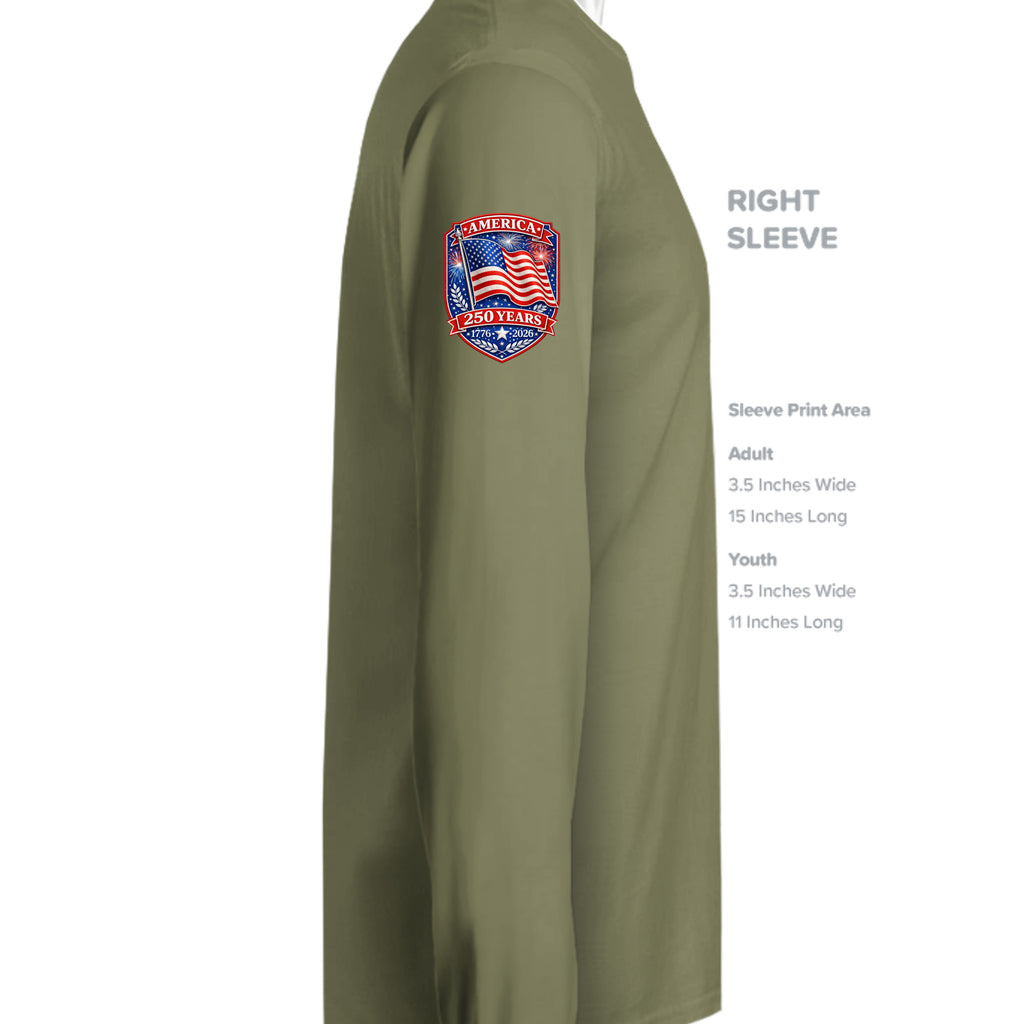Olive Drab Green - ST350LS - SLEEVE_RIGHT