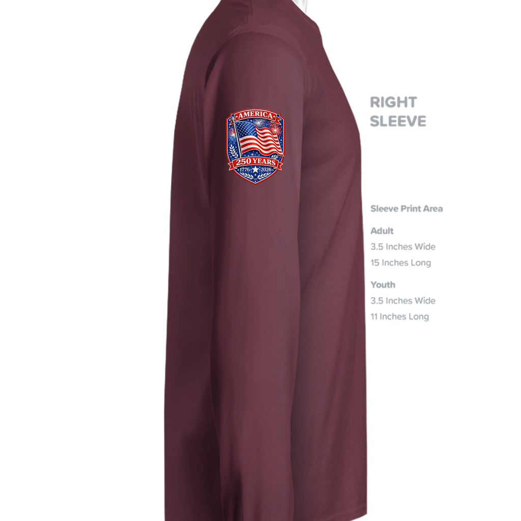 Maroon - ST350LS - SLEEVE_RIGHT