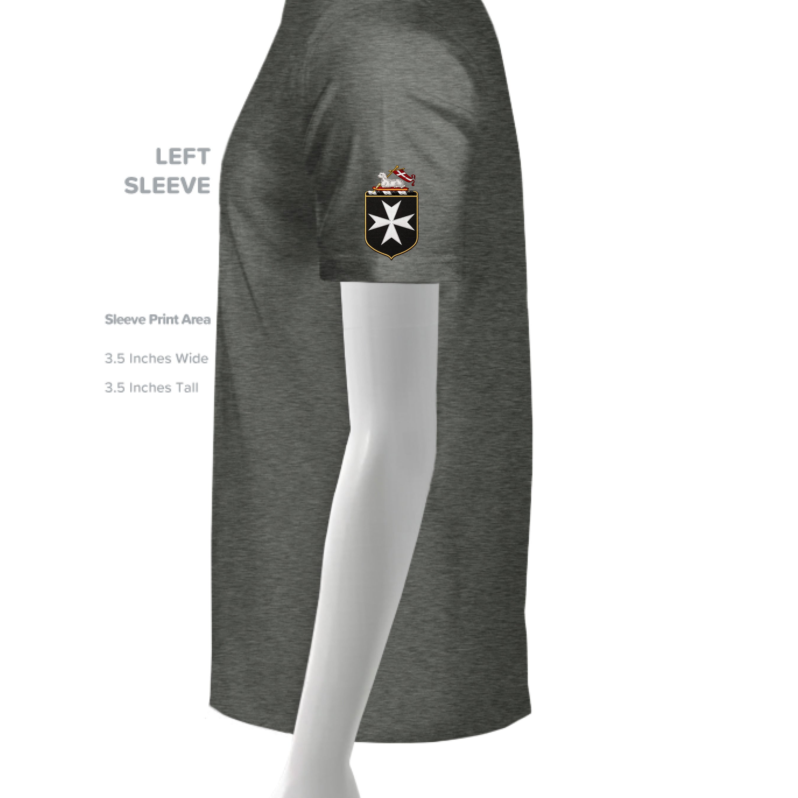 HEATHER MILITARY GREEN - G500 - SLEEVE_LEFT