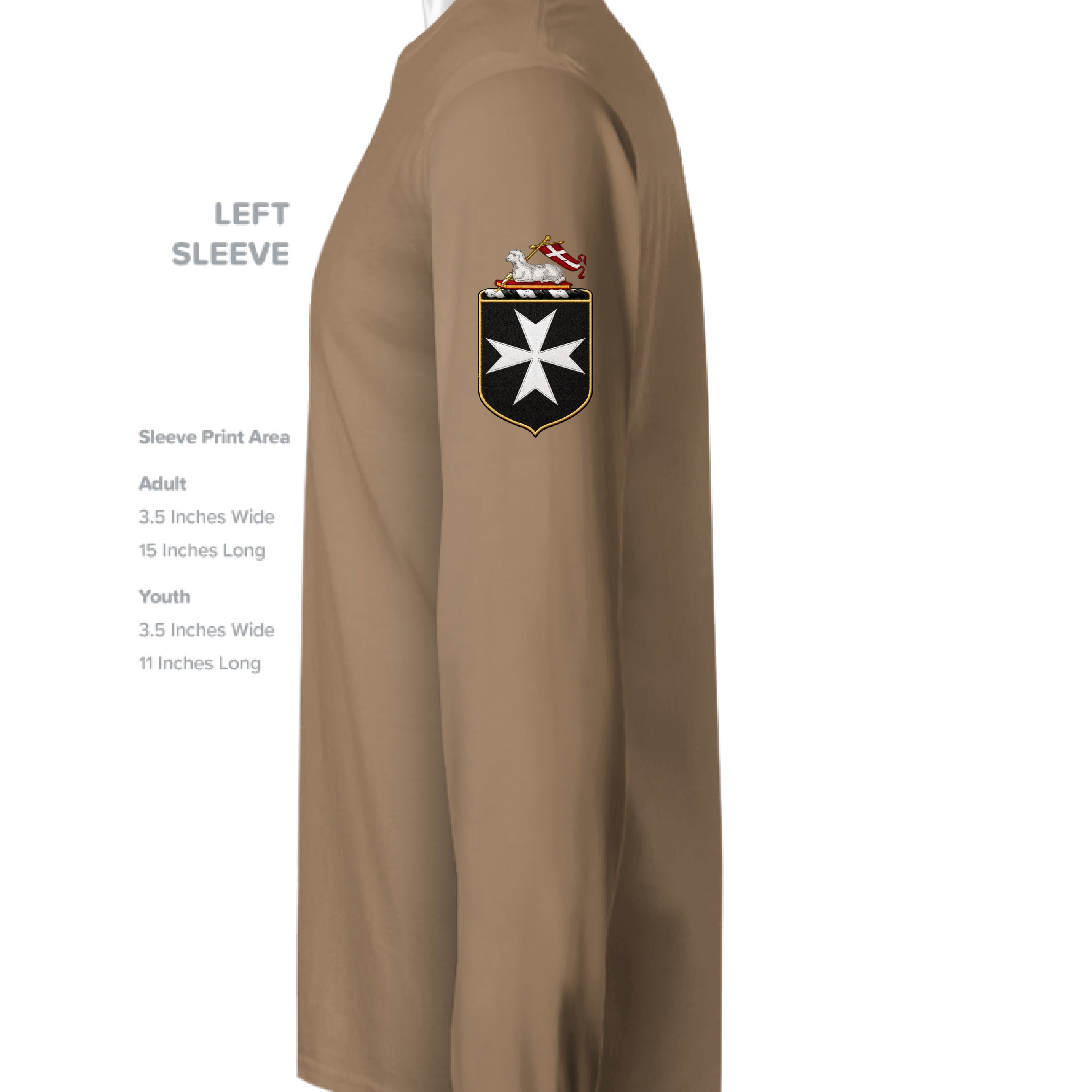 Woodland Brown - ST350LS - SLEEVE_LEFT