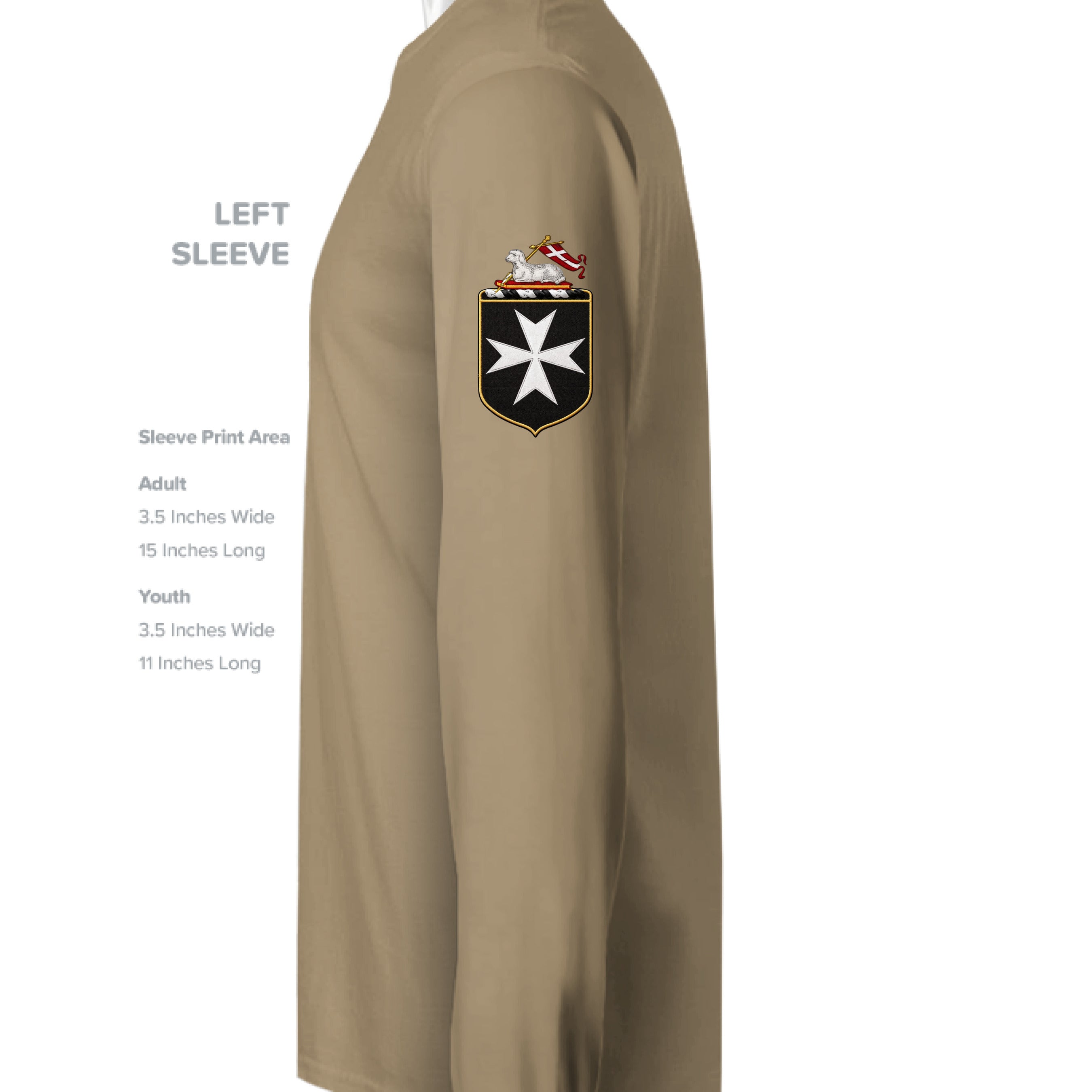 Coyote Brown - ST350LS - SLEEVE_LEFT