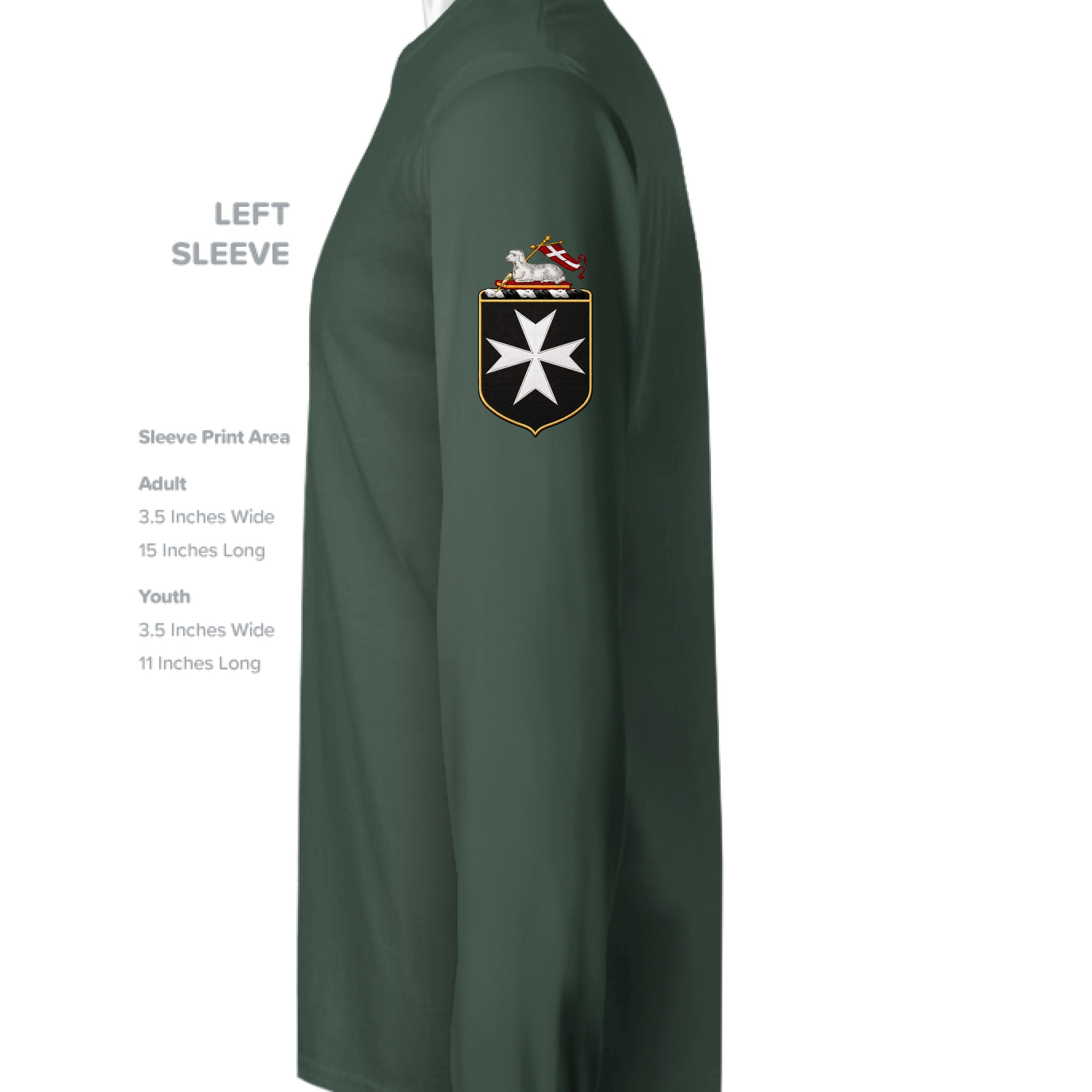 Forest Green - ST350LS - SLEEVE_LEFT