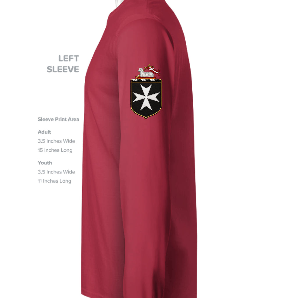 Deep Red - ST350LS - SLEEVE_LEFT