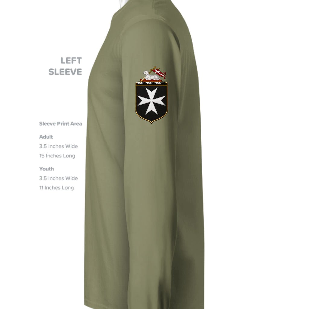 Olive Drab Green - ST350LS - SLEEVE_LEFT