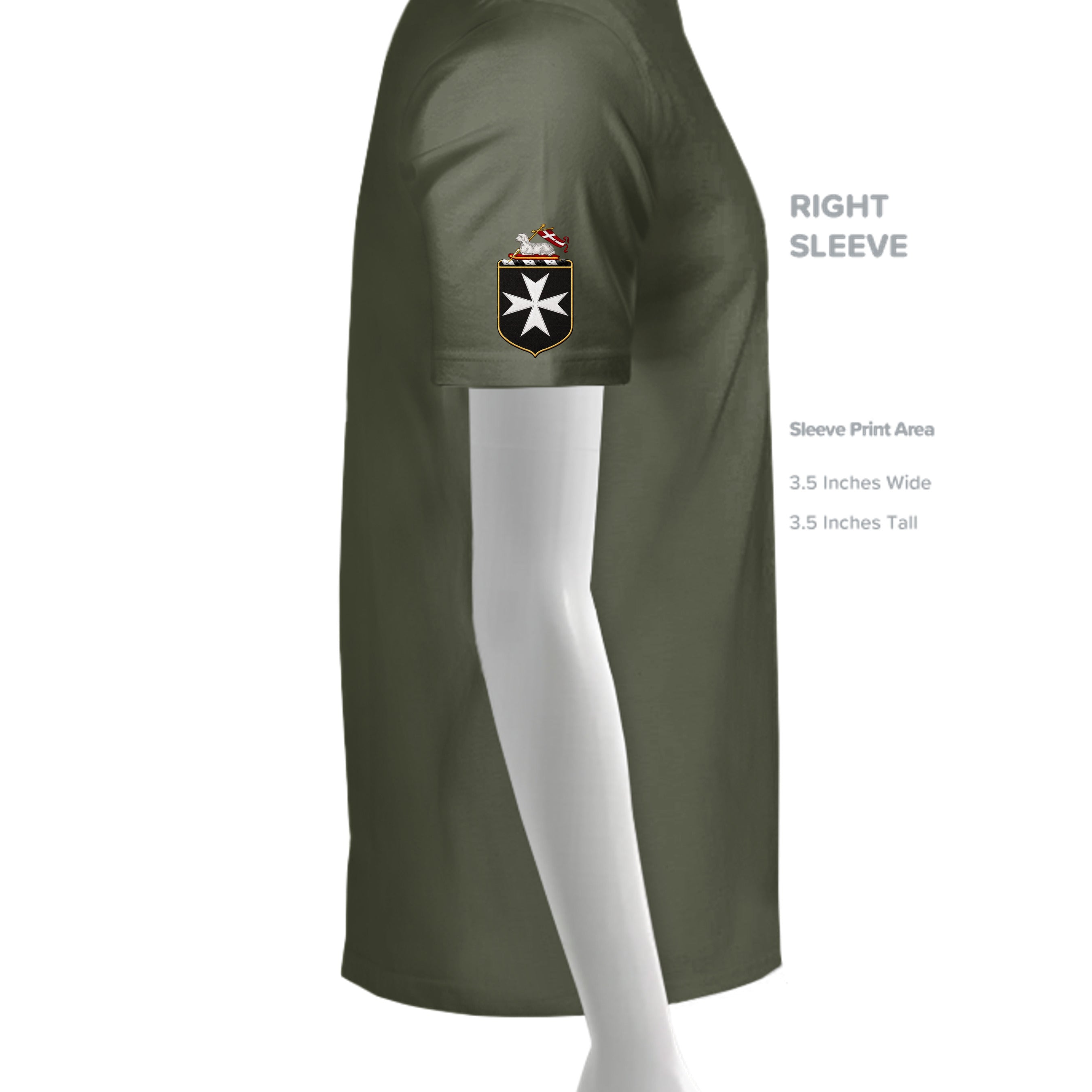 MILITARY GREEN - 3005 - SLEEVE_RIGHT