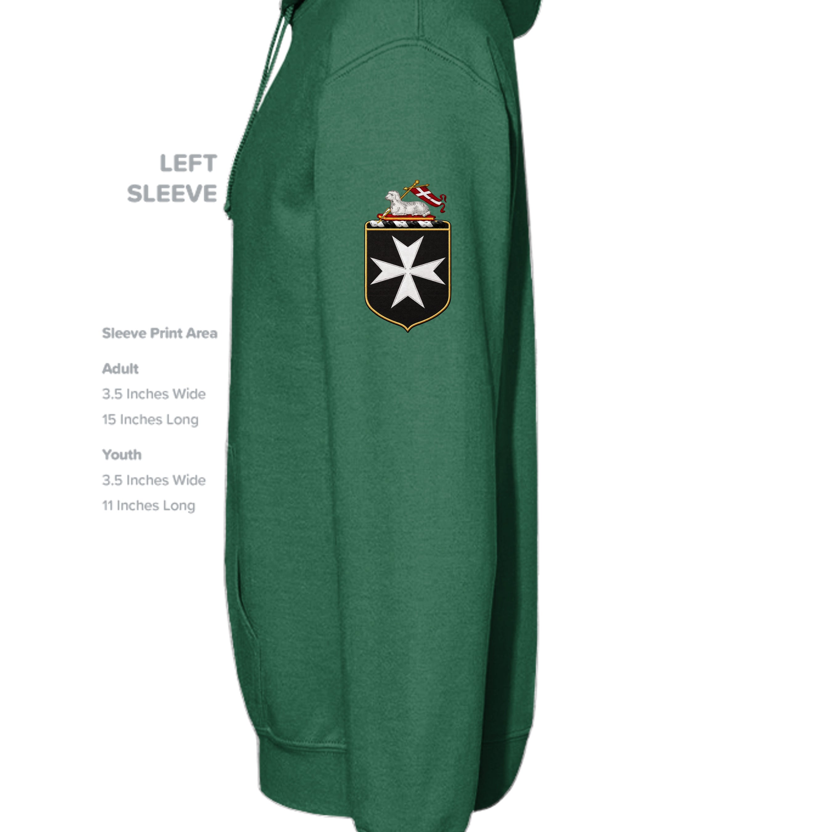 Fan Dark Green - G185 - SLEEVE_LEFT